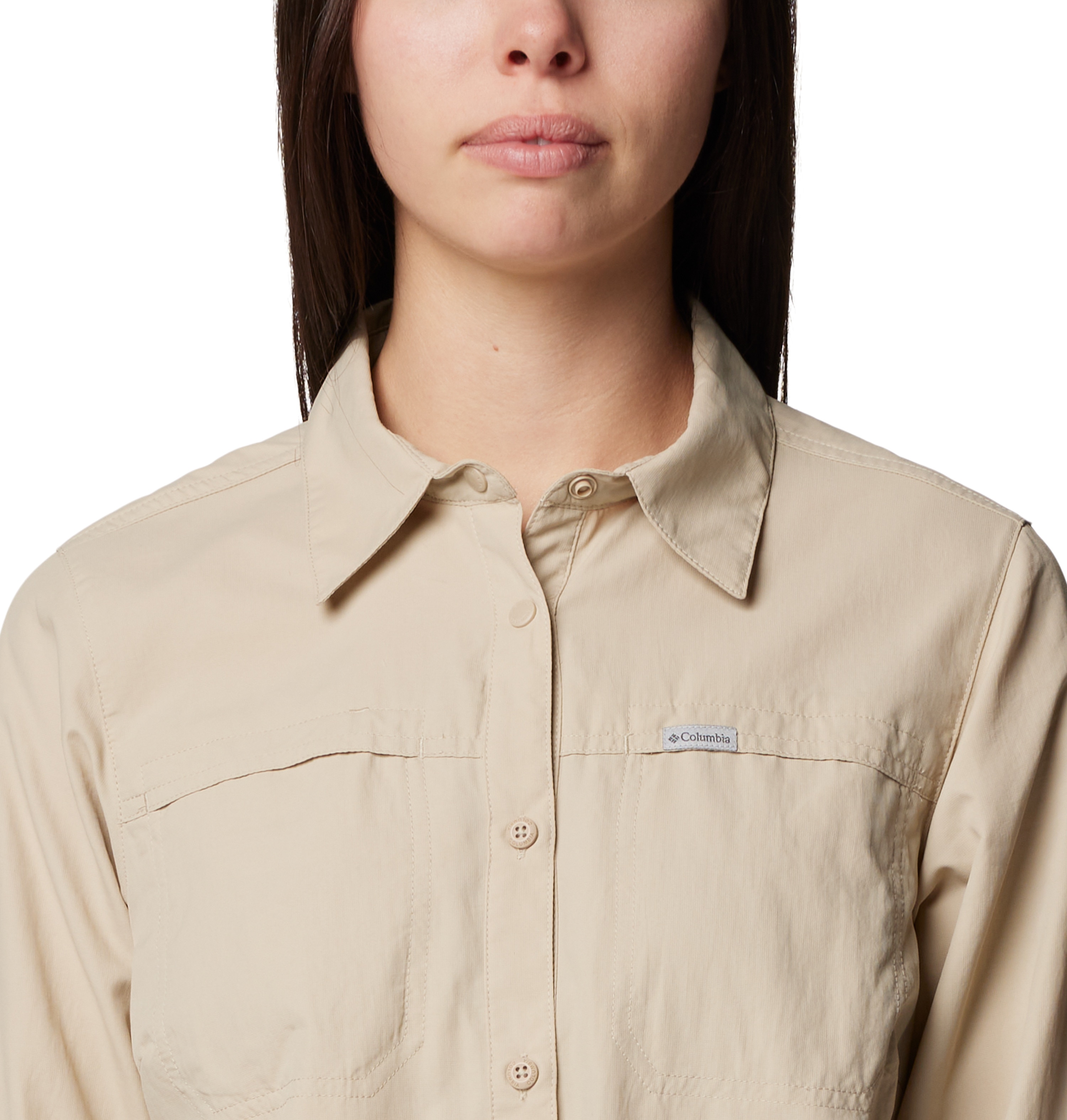 Camisa de Manga Comprida Silver Ridge™ 3 Eur Columbia Bege-4