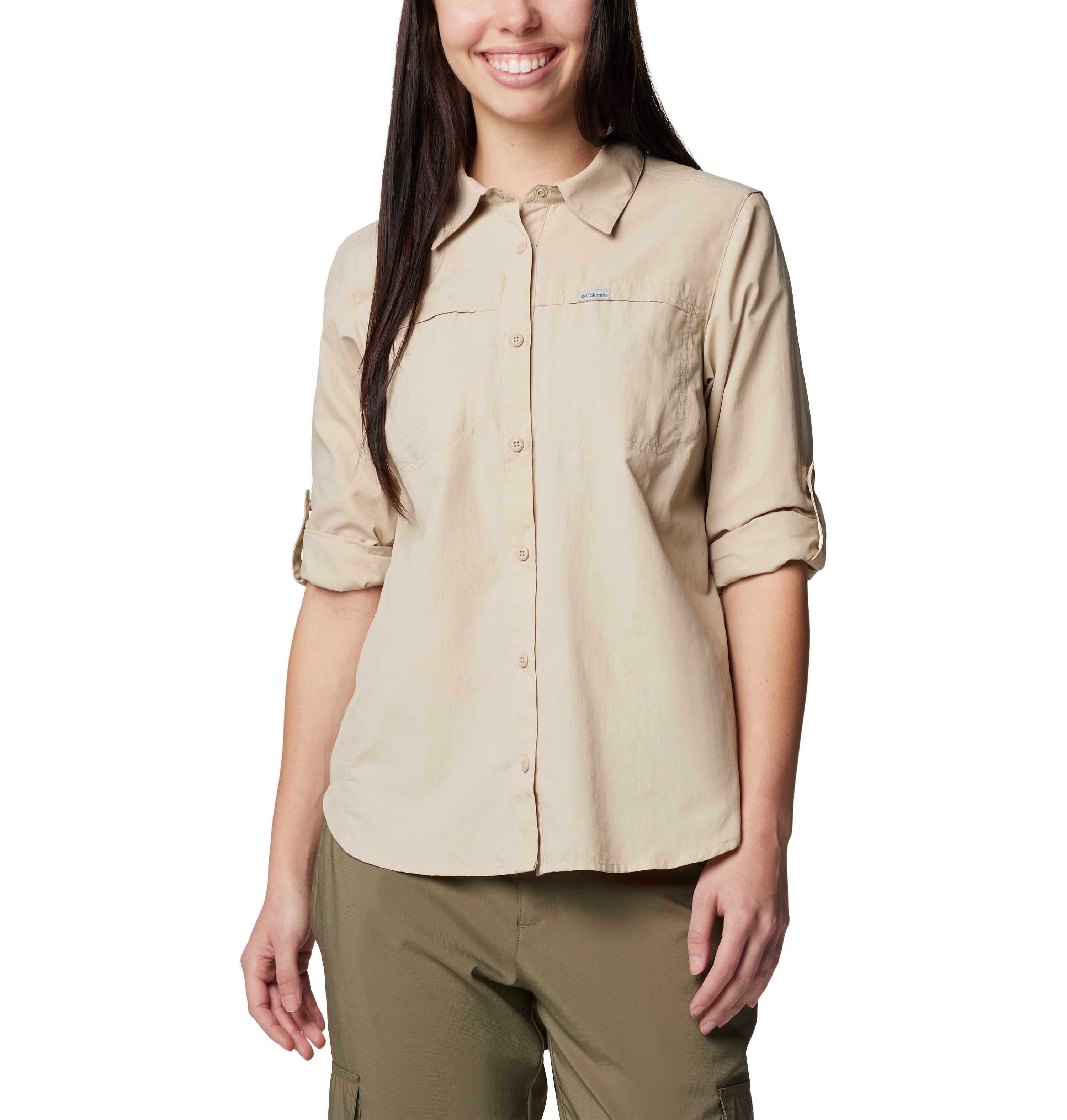 Camisa de Manga Comprida Silver Ridge™ 3 Eur Columbia Bege-6