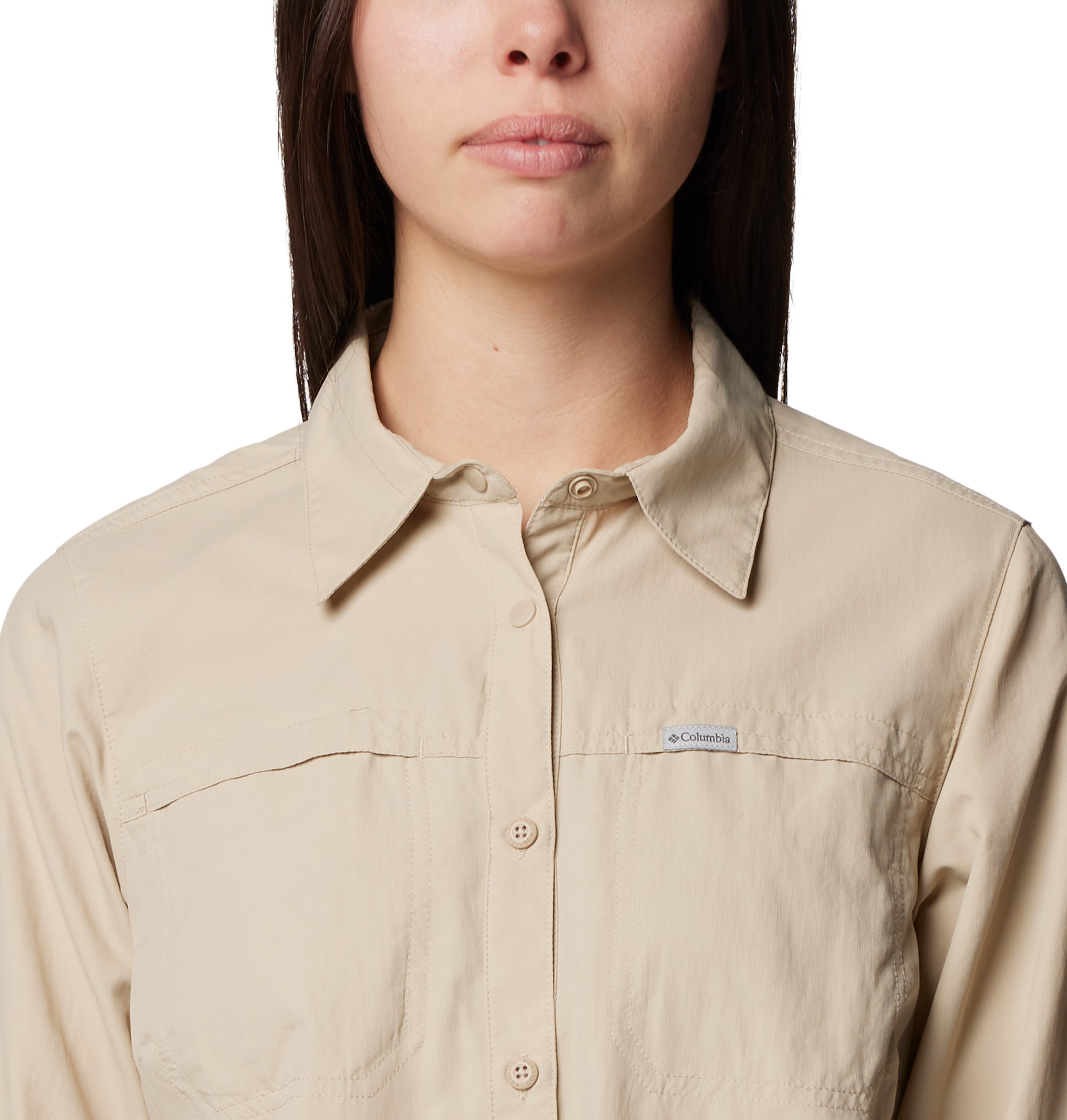 Camisa de Manga Comprida Silver Ridge™ 3 Eur Columbia Bege-4