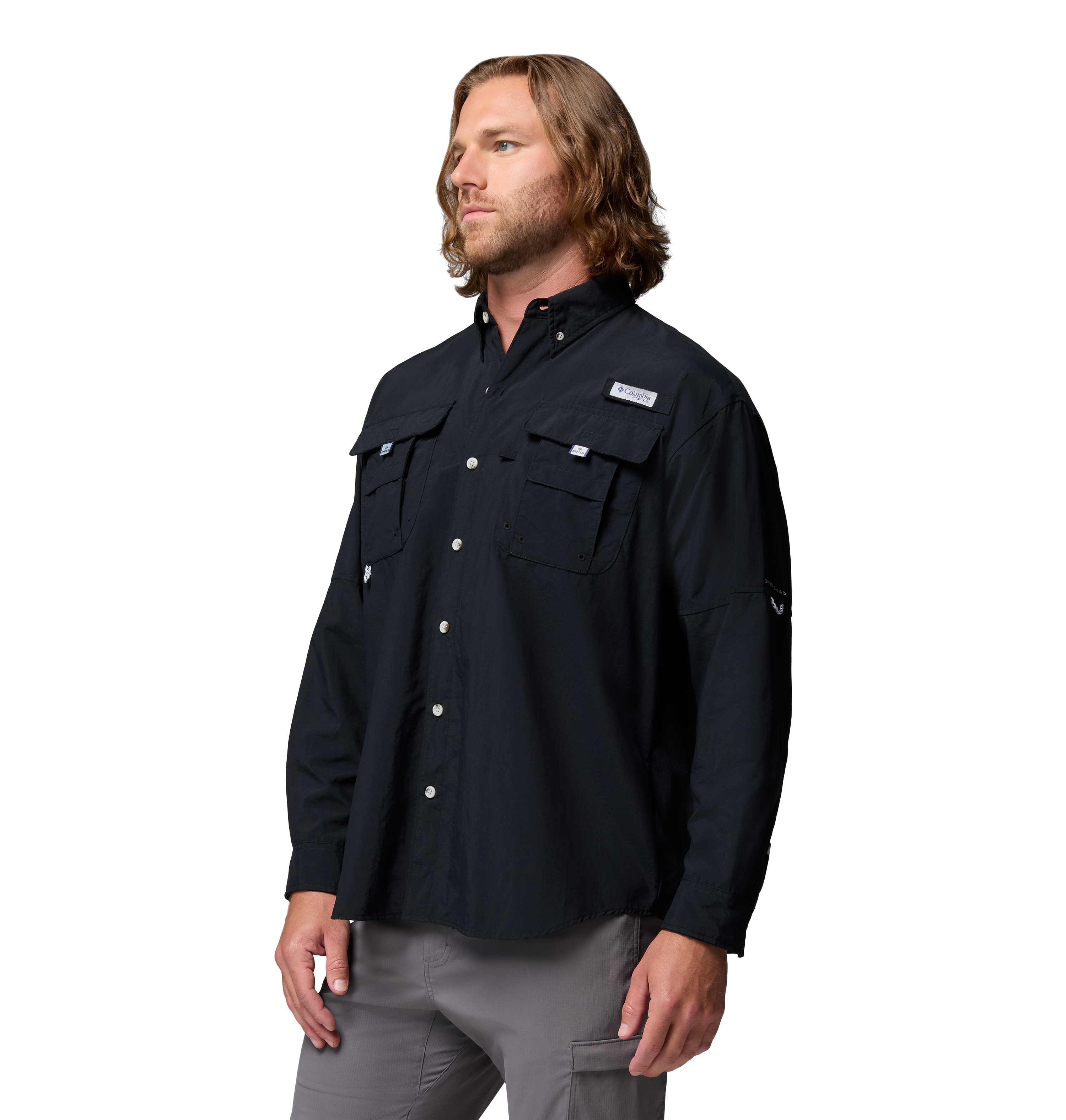 Camisa de Manga Comprida Bahama™ Ii Columbia Preto-4