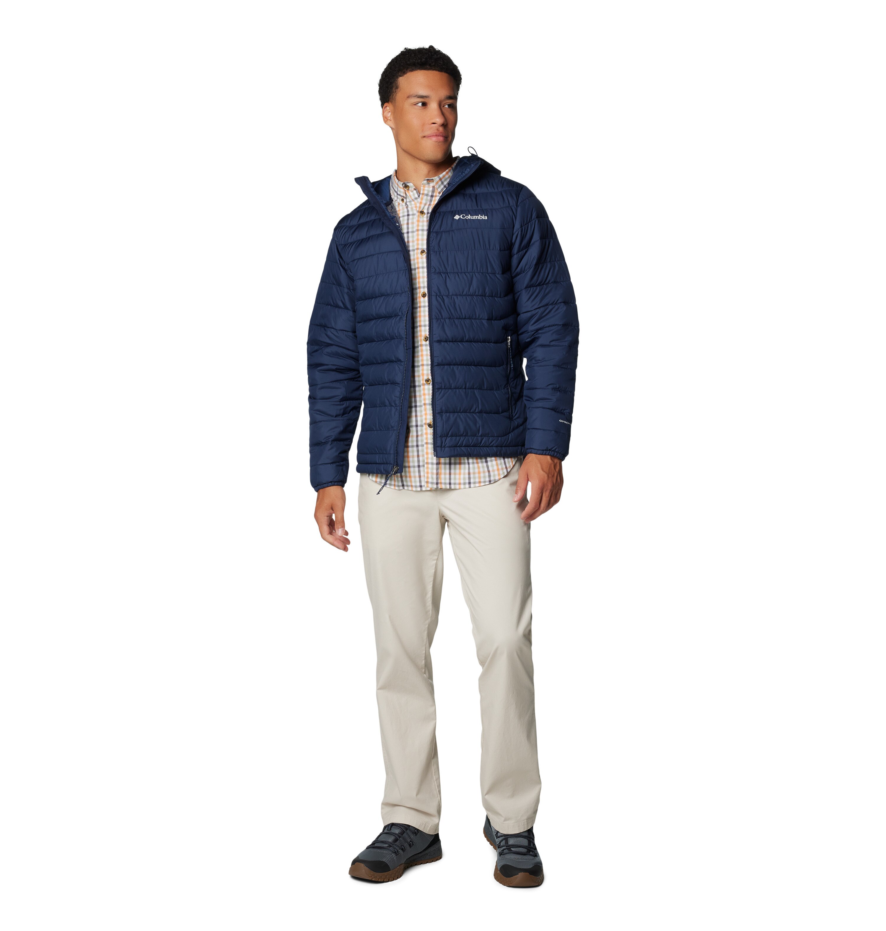 Plumífero Powder Lite™ Ii Hooded Columbia Azul-marinho-4