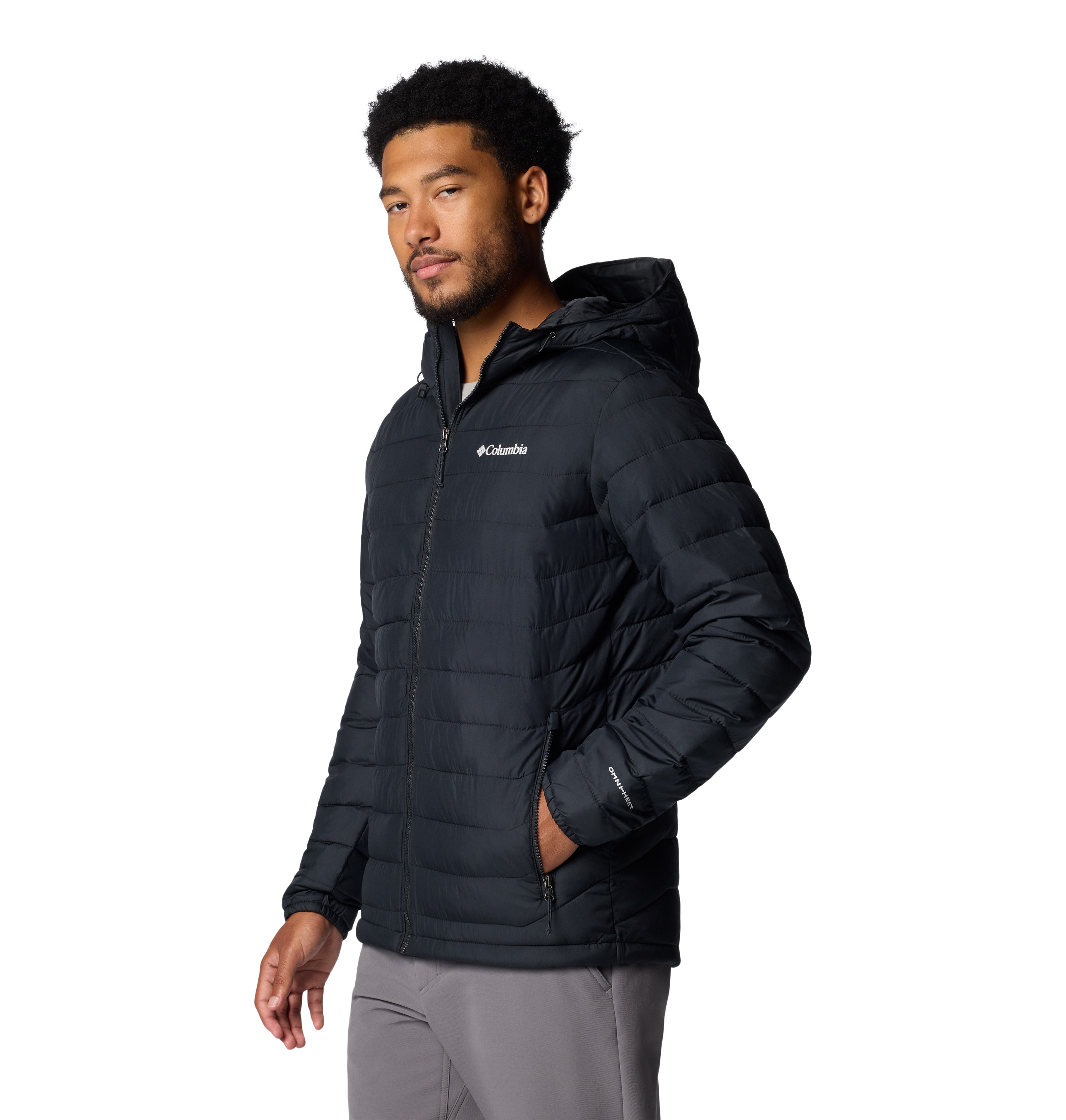 Plumífero Powder Lite™ Ii Hooded Columbia Preto-4