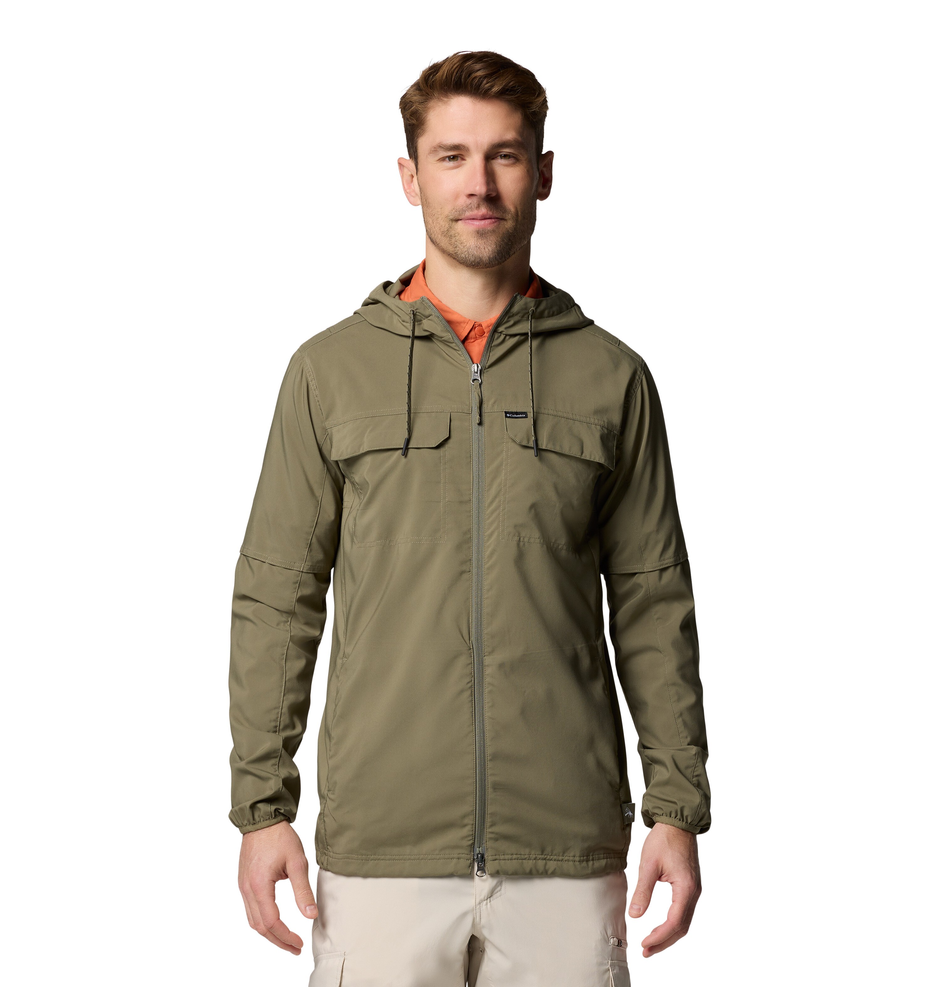 Camisa de Manga Comprida Skien Valley™ Hooded Columbia Bege-1