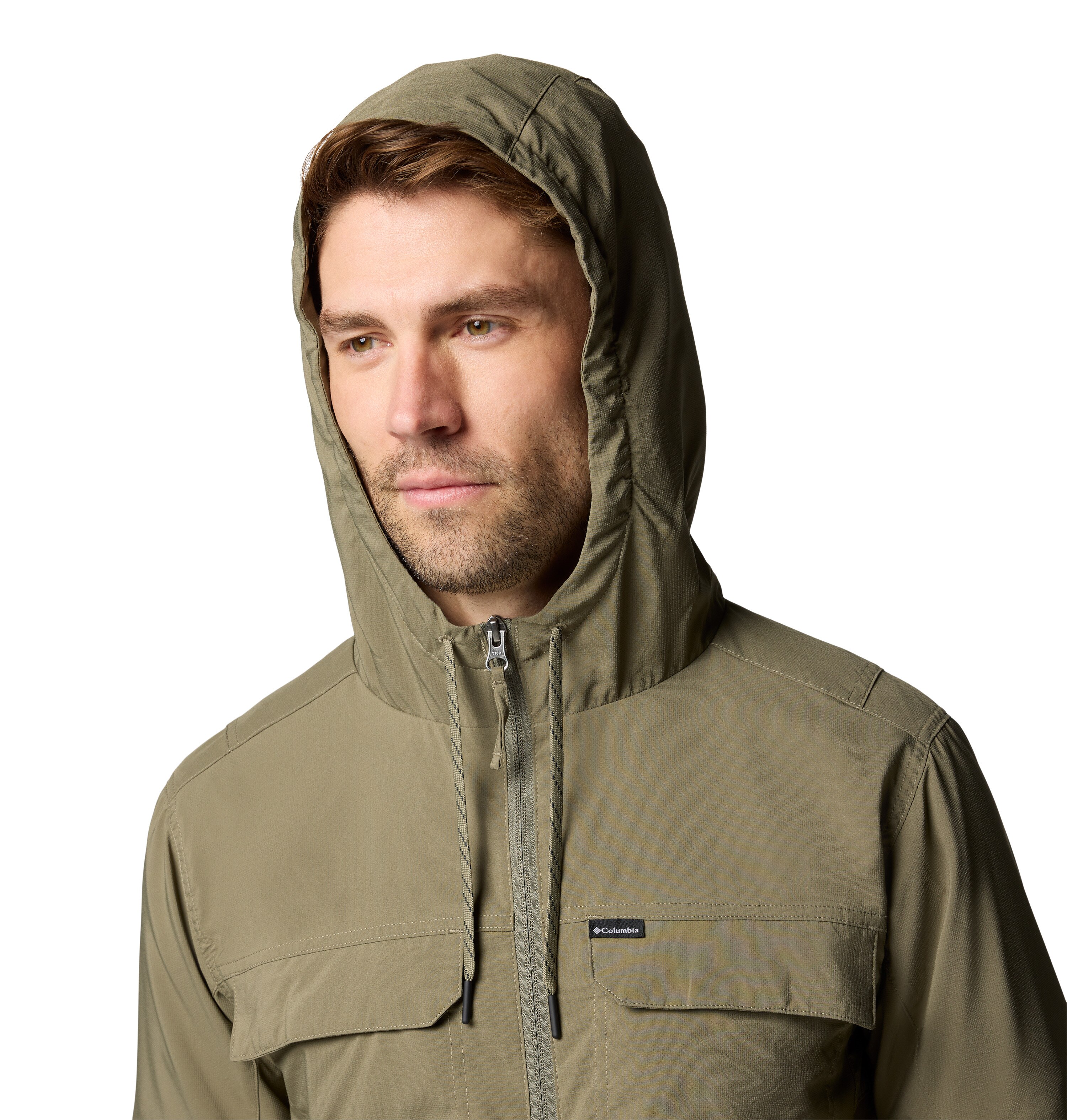 Camisa de Manga Comprida Skien Valley™ Hooded Columbia Bege-4