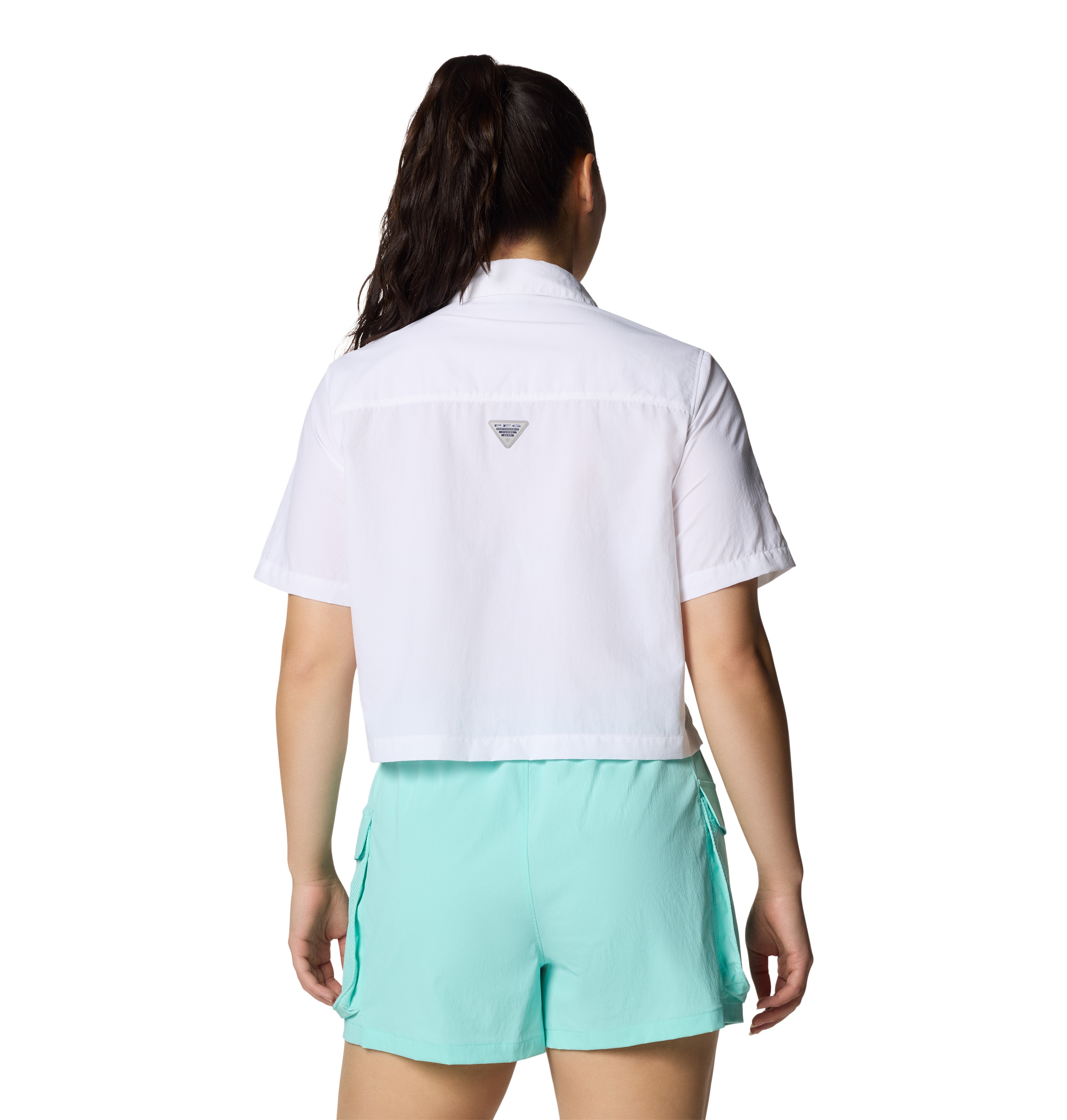 Camisa de Manga Curta Pfg Open Water™ Columbia Branco-2