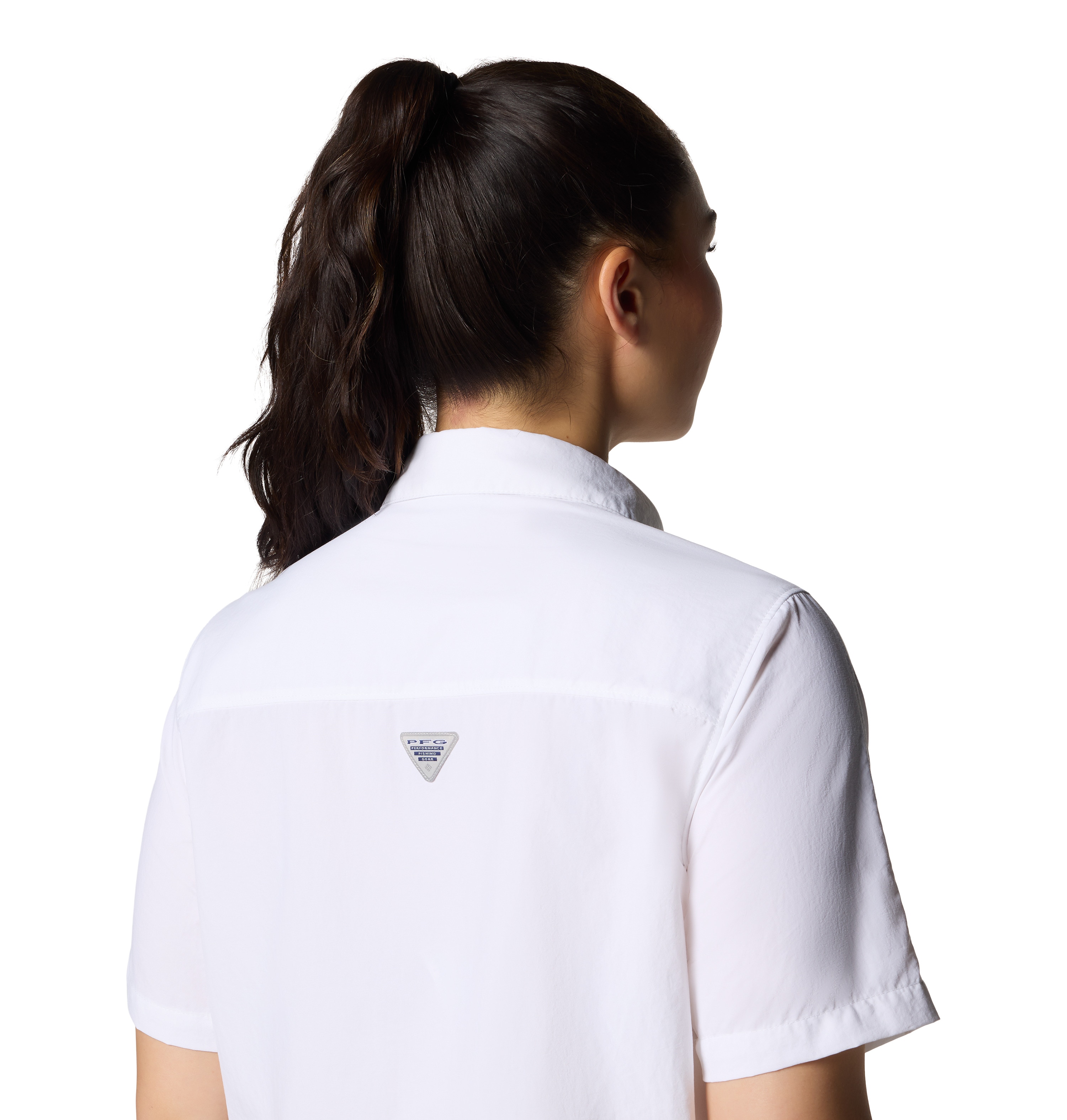 Camisa de Manga Curta Pfg Open Water™ Columbia Branco-3
