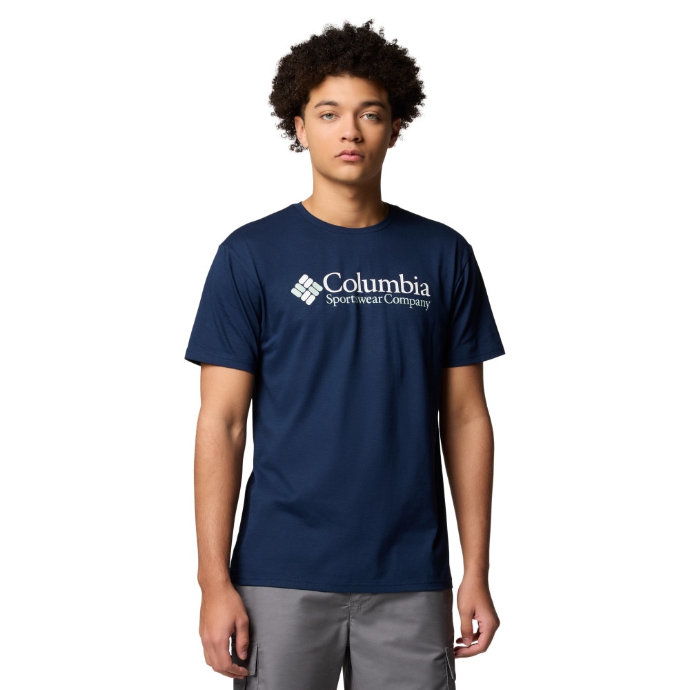 T-shirt Csc Basic Logo™ Columbia Azul-marinho-1