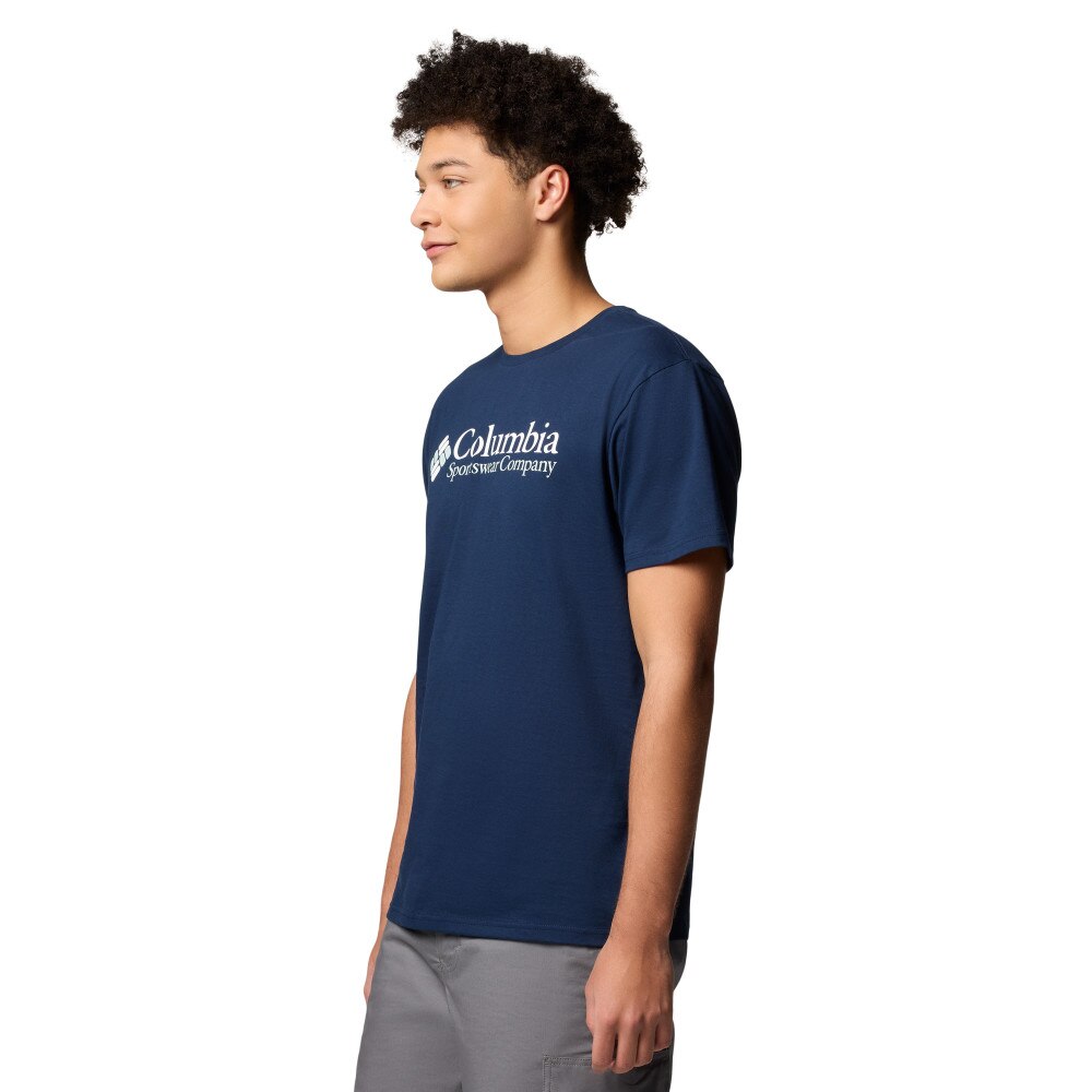 T-shirt Csc Basic Logo™ Columbia Azul-marinho-4