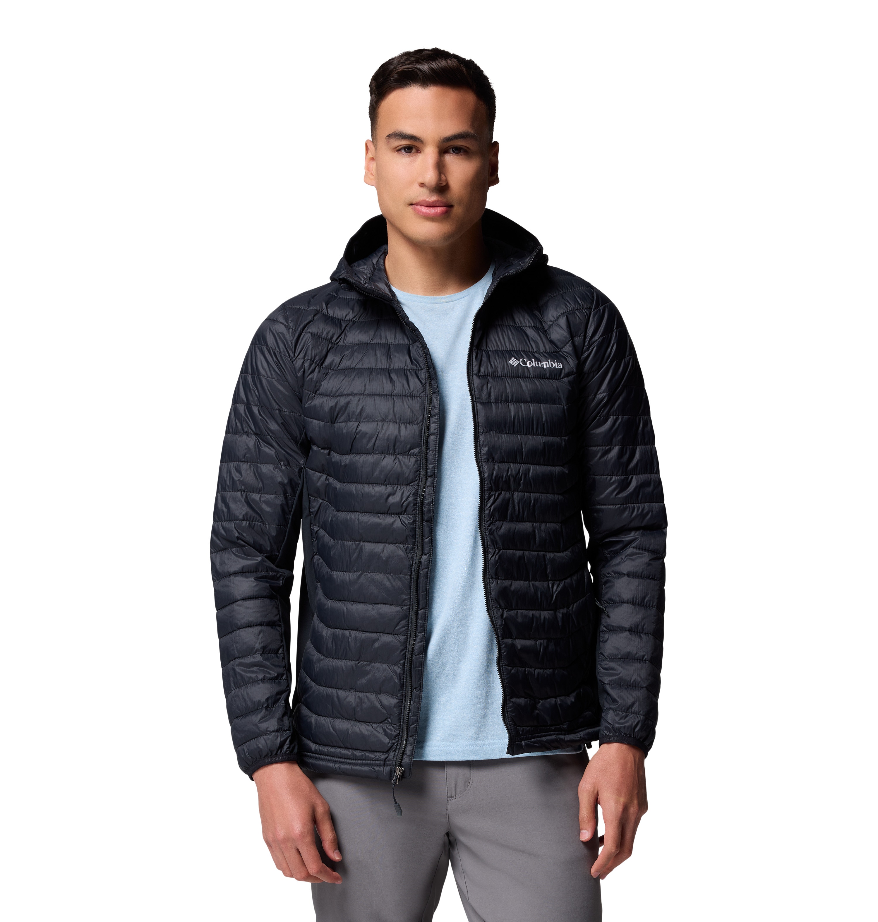 Imagem 0 de Plumífero Powder Pass™ Hybrid Hooded Columbia