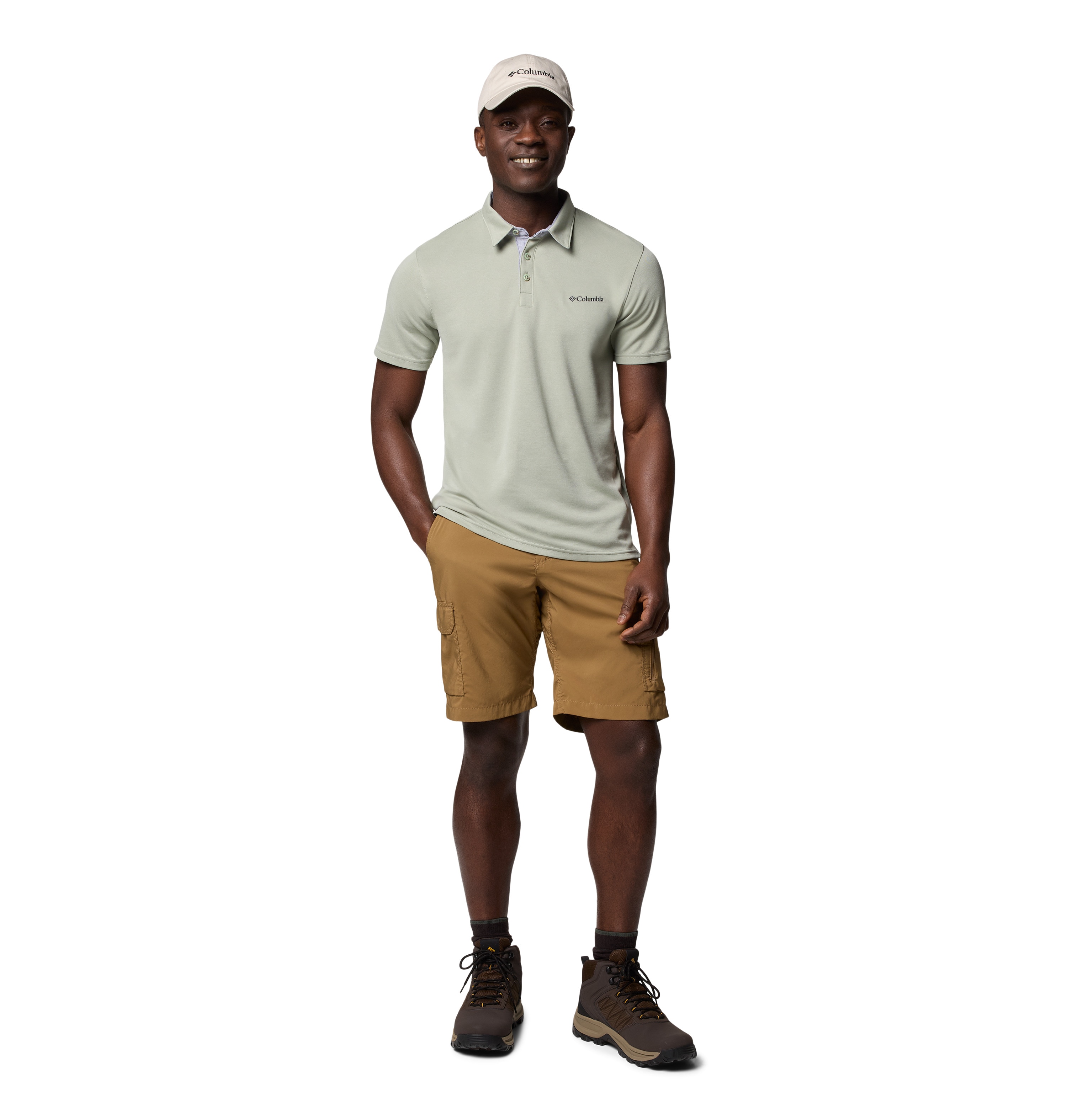 Polo Nelson Point™ Columbia Verde-acinzentado-4