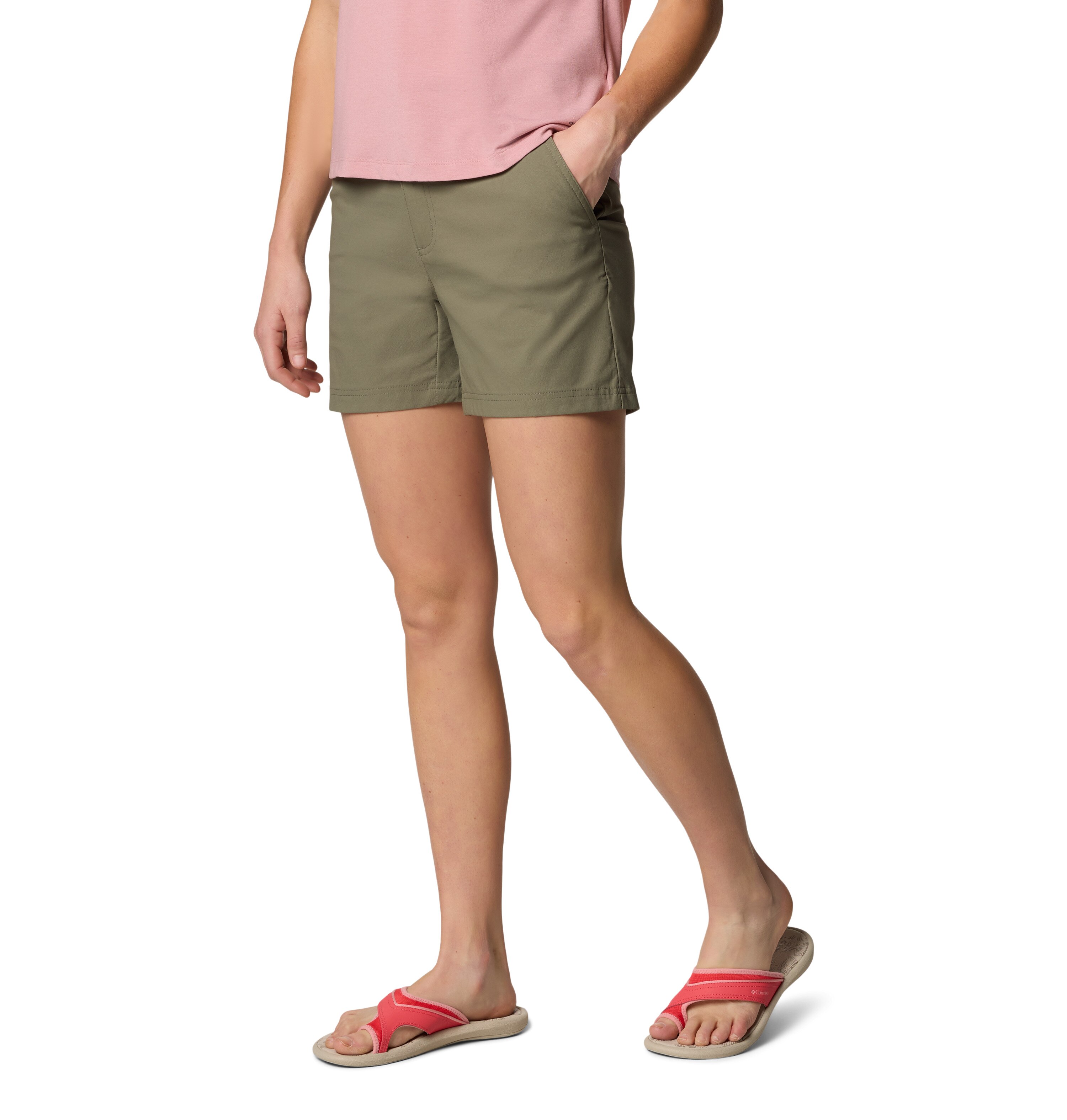 Calças Curtas de Caminhada Leslie Falls™ Ii Columbia Verde-militar-5