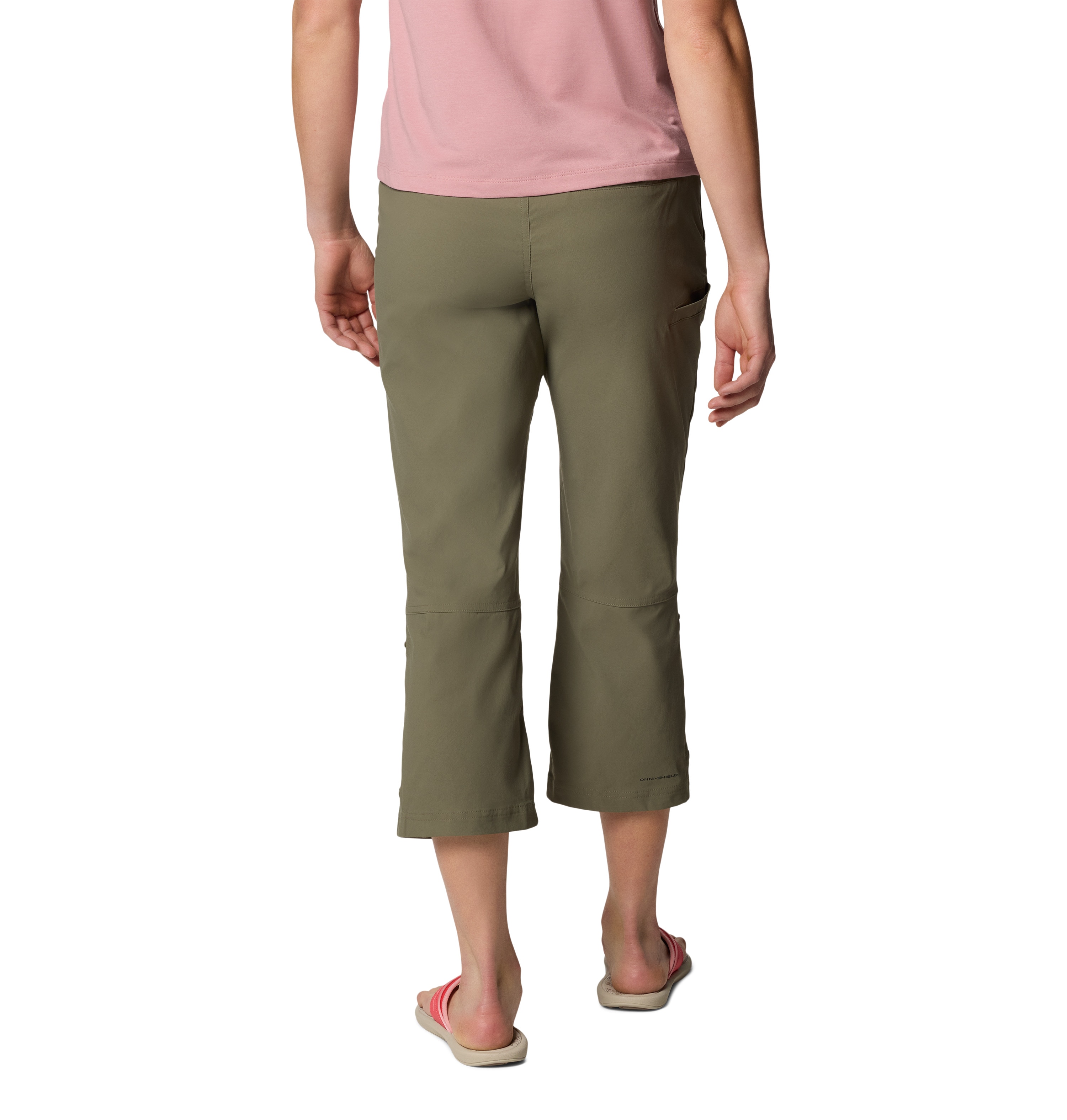 Calças Pirata de Caminhada Leslie Falls™ Capri Ii Columbia Verde-militar-2