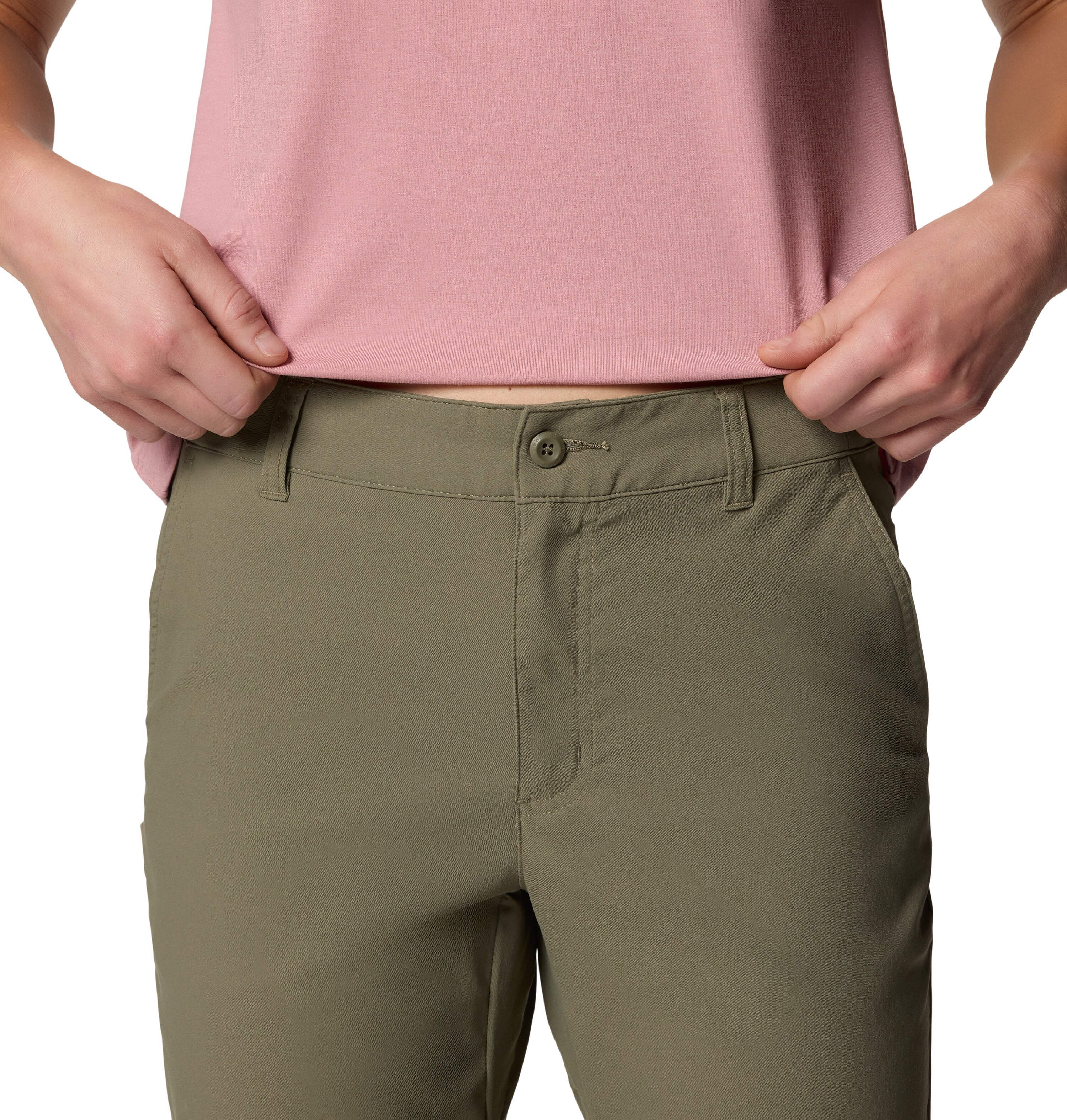 Calças Pirata de Caminhada Leslie Falls™ Capri Ii Columbia Verde-militar-4