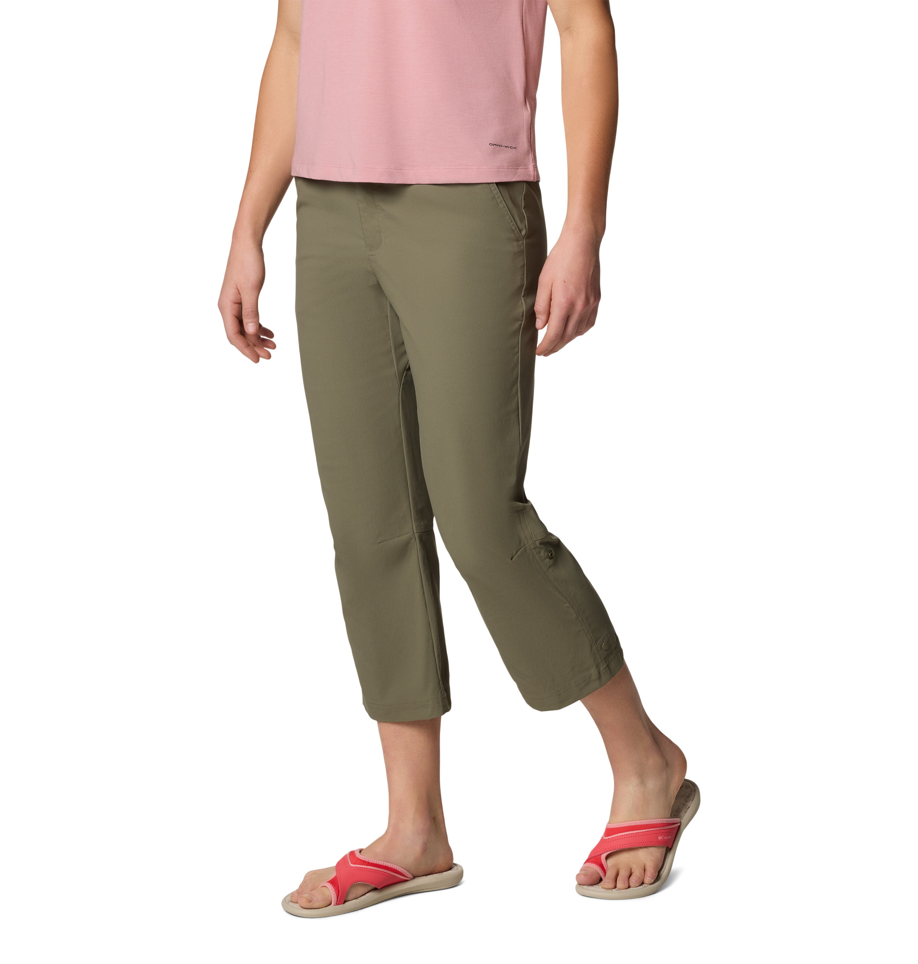Calças Pirata de Caminhada Leslie Falls™ Capri Ii Columbia Verde-militar-5