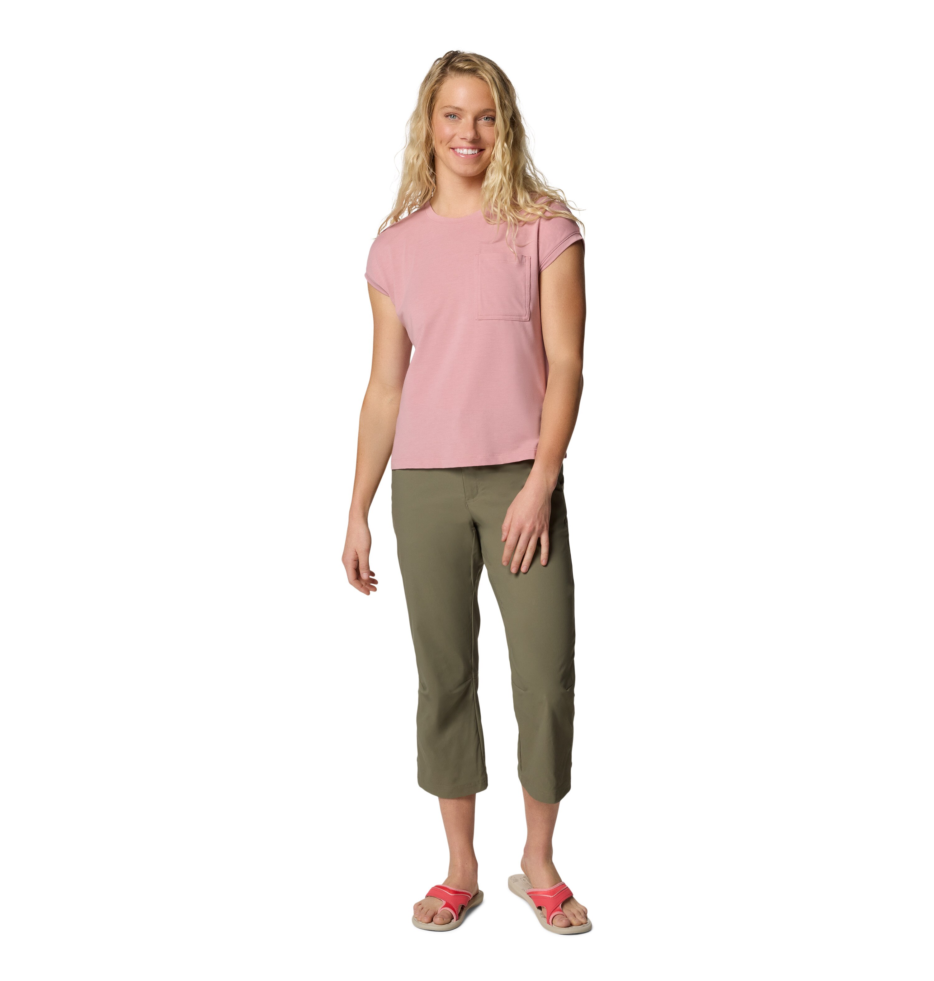 Calças Pirata de Caminhada Leslie Falls™ Capri Ii Columbia Verde-militar-6