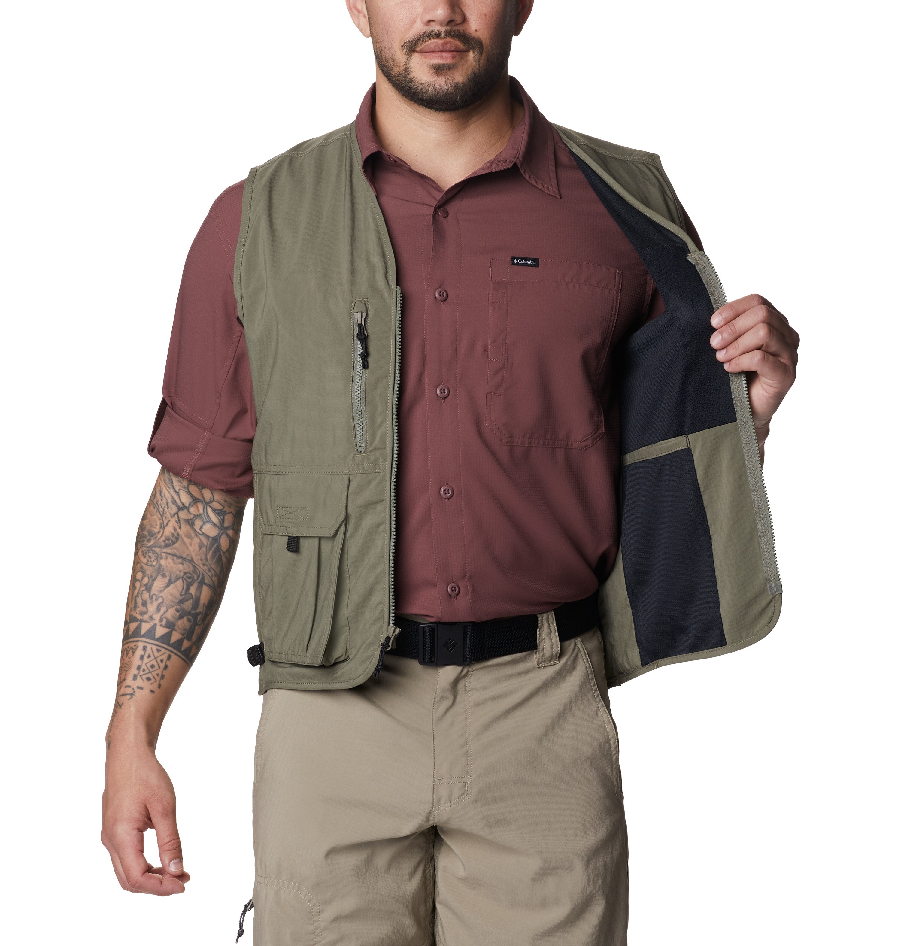 Colete Silver Ridge™ Utility Columbia Bege-5