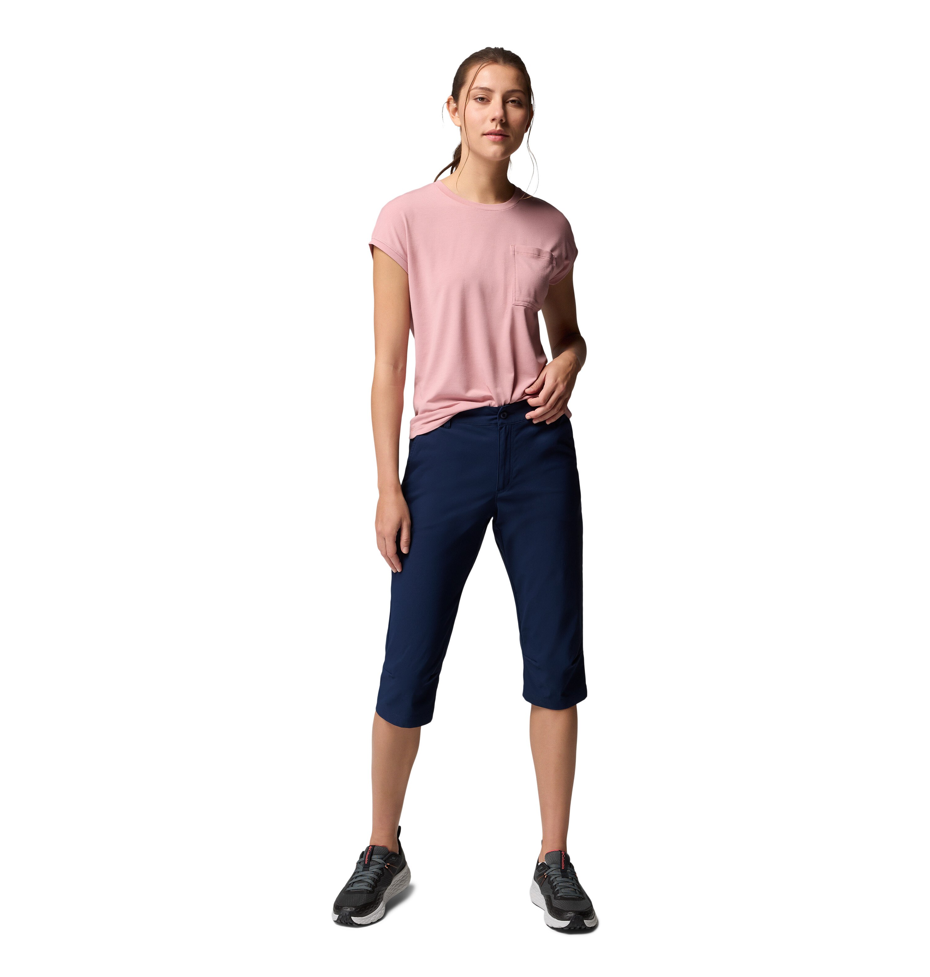 Calças Pirata de Caminhada Leslie Falls™ Knee Columbia Azul-marinho-6