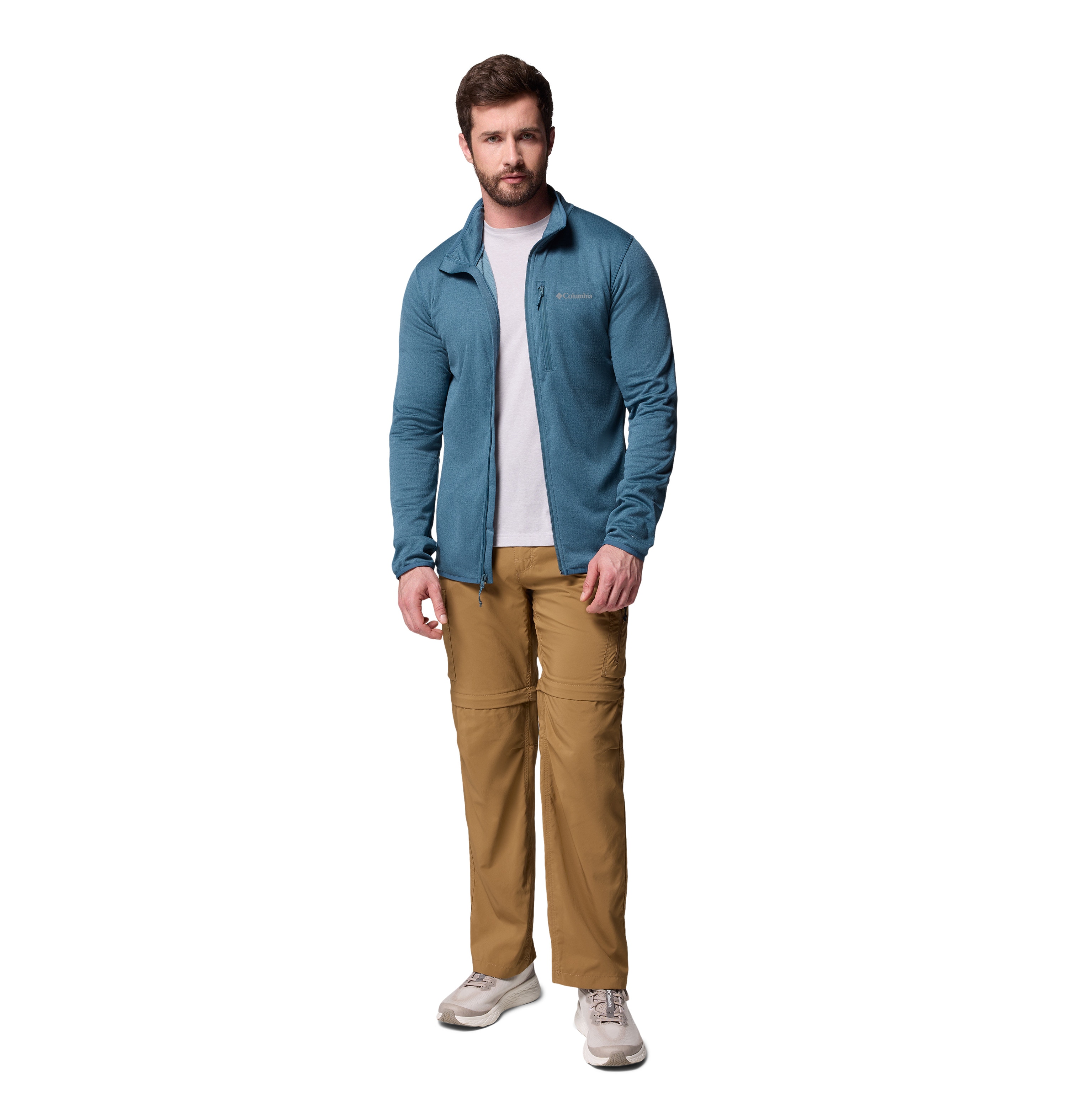 Forro Polar Essential Hike™ Grid Columbia Azul-turquesa-3