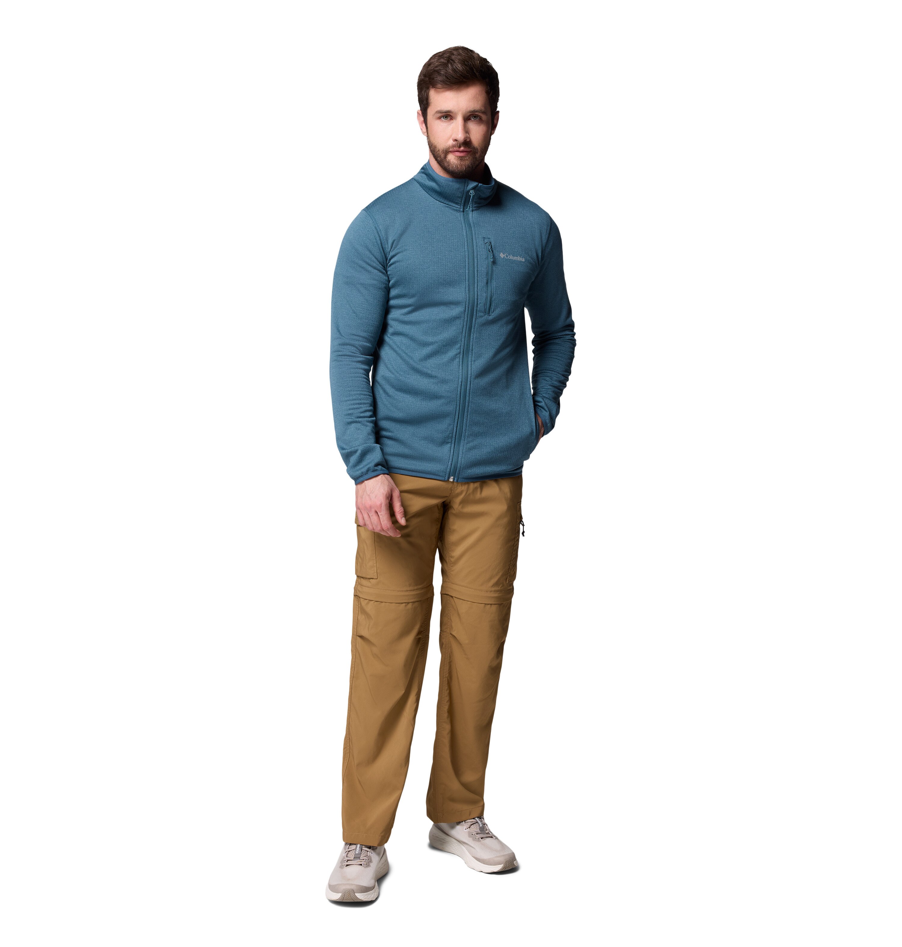 Forro Polar Essential Hike™ Grid Columbia Azul-turquesa-4