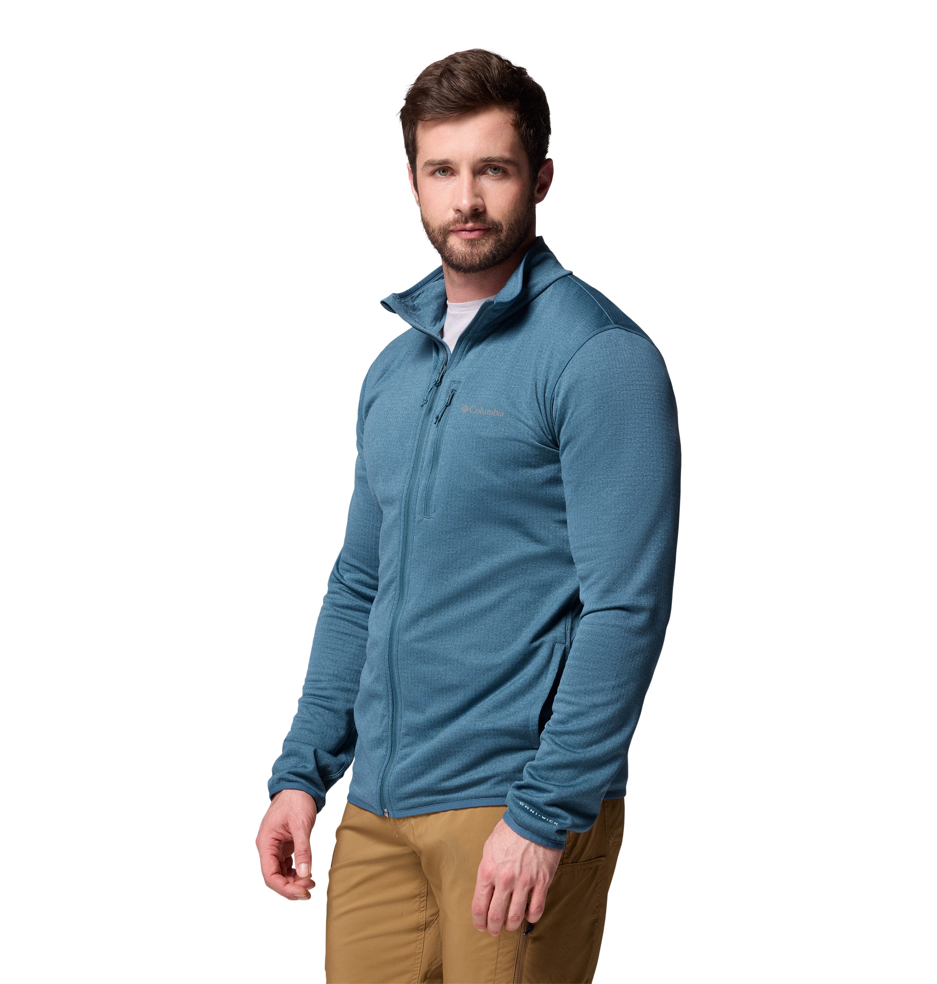 Forro Polar Essential Hike™ Grid Columbia Azul-turquesa-6