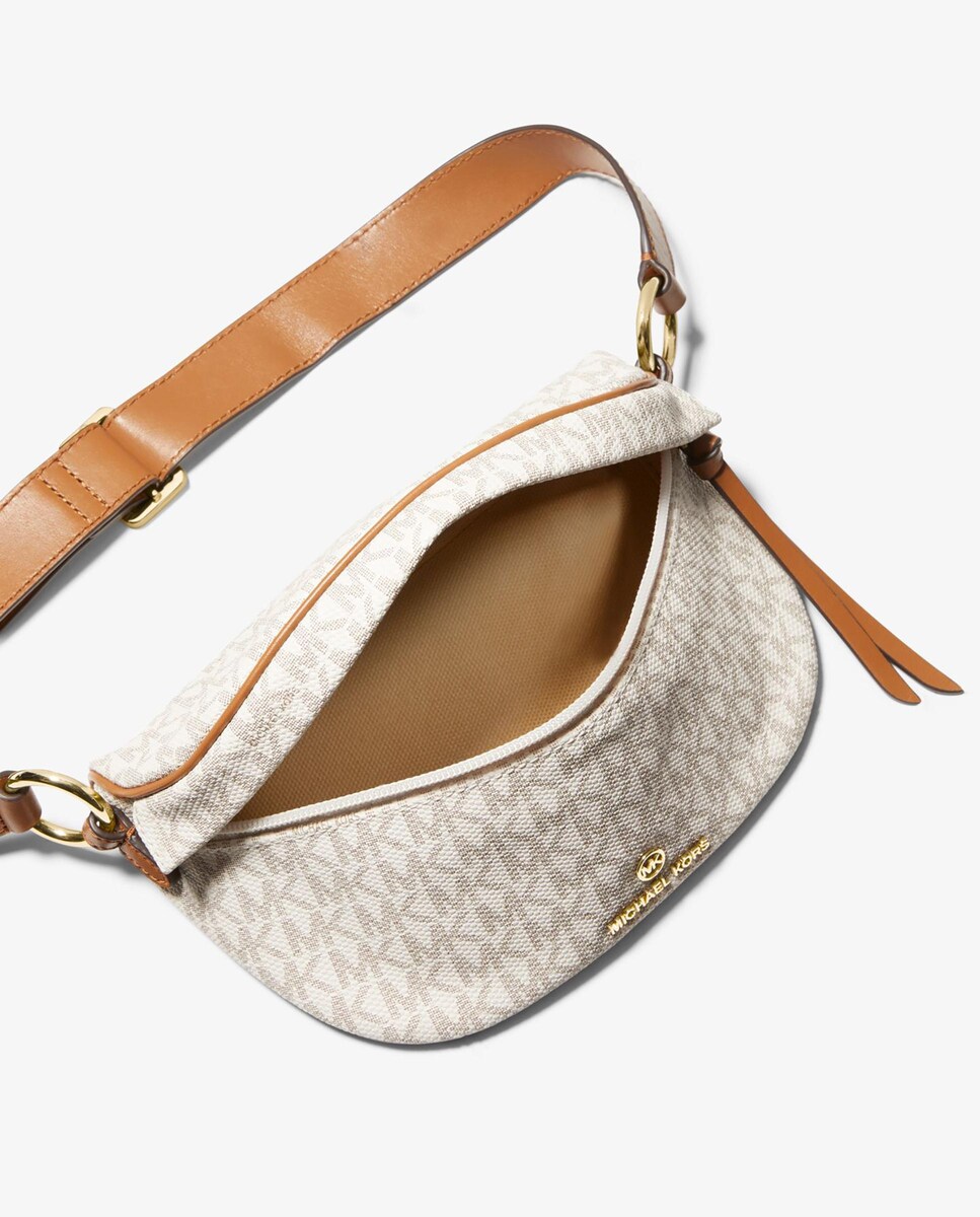 Bolsa de Cintura Slater Conversível a Mala de Tiracolo Natural-2