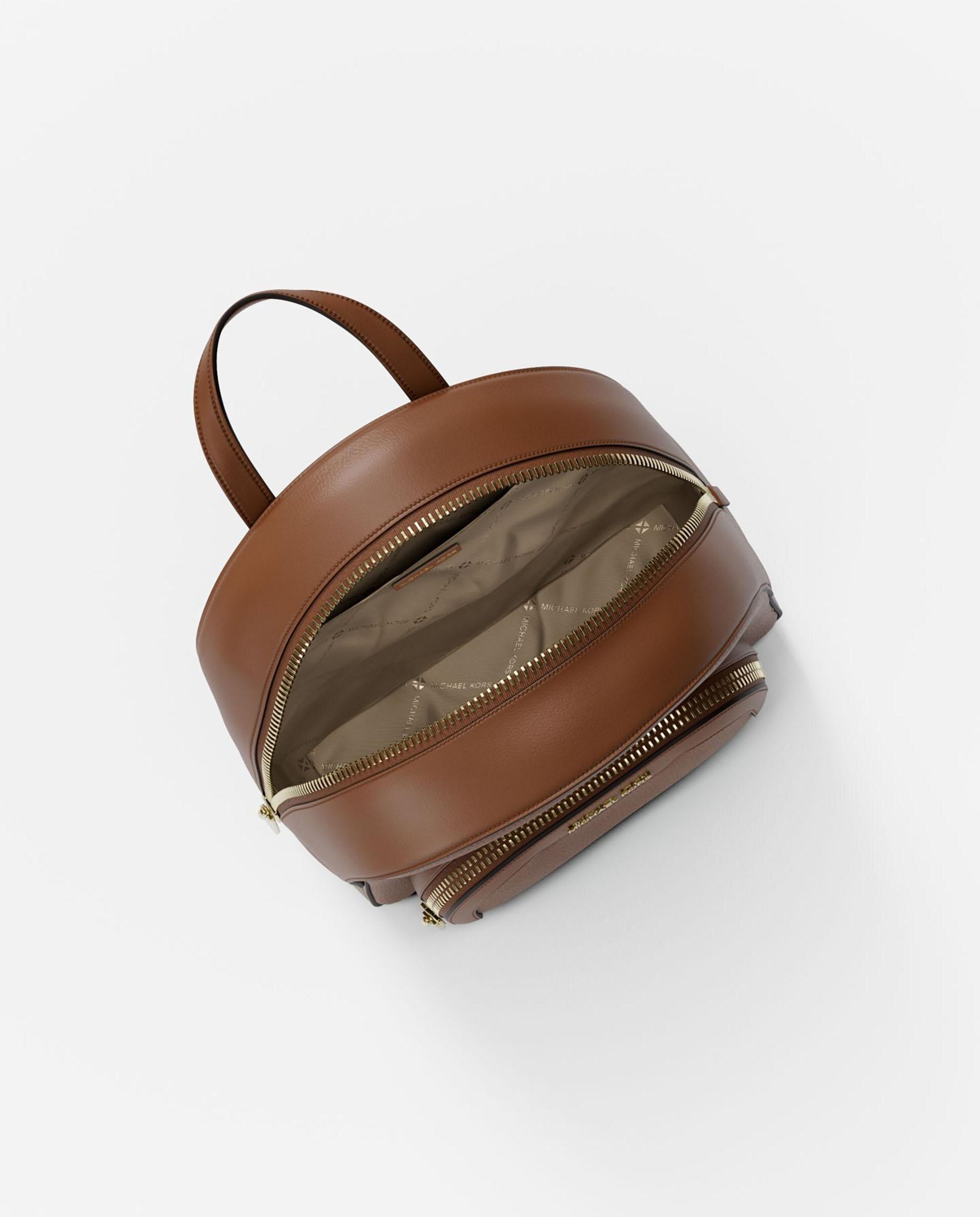 Mochila Transformável Jaycee Extra-pequena de Pele Granulada Canela-2