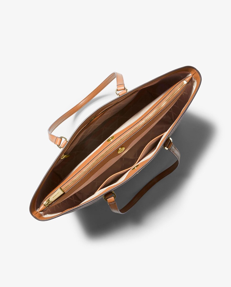 Mala de Ombro Tote Temple Grande com Logotipo Natural-2