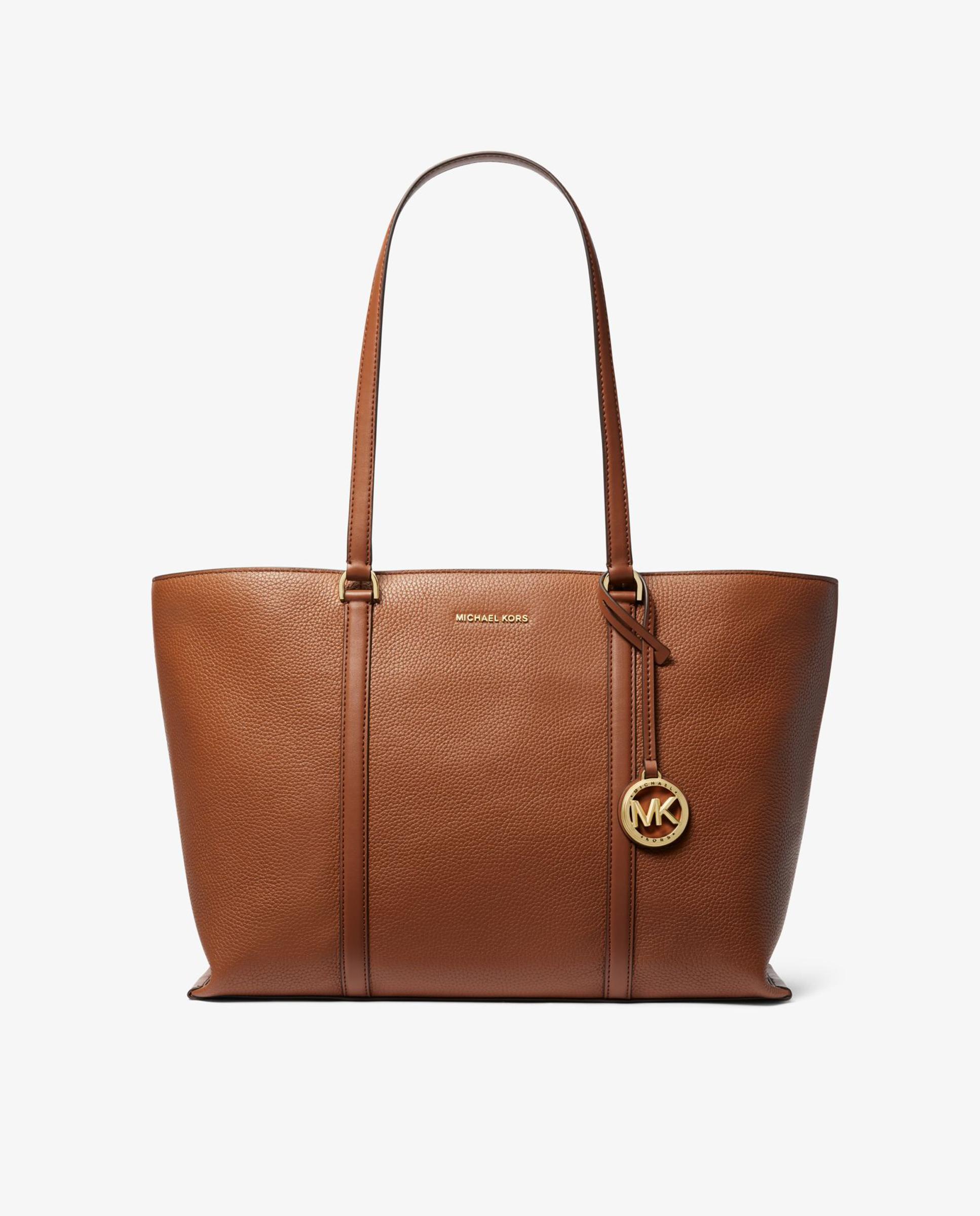 Imagem 0 de Mala Shopper Temple Grande de Pele Granulada