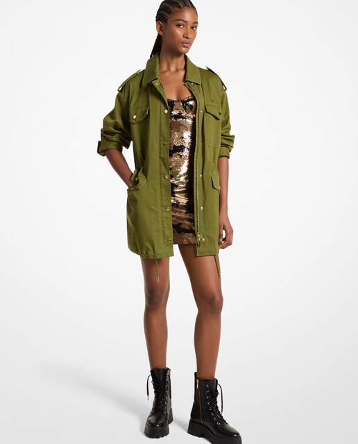 Imagem 0 de Parka de Algodão Orgânico Estilo Militar