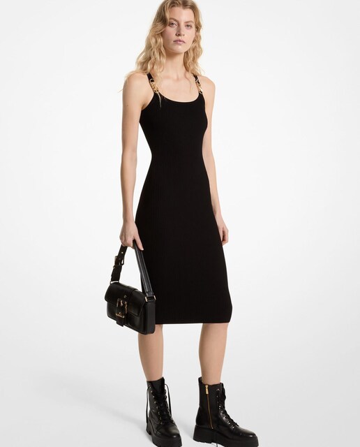 Imagem 0 de Vestido Ajustado com Textura