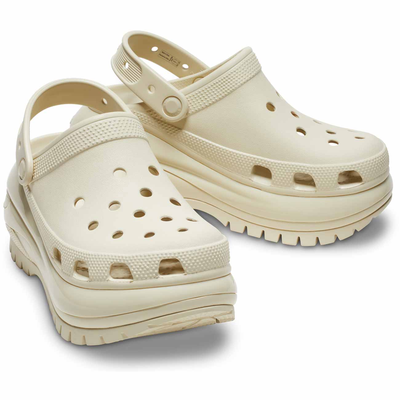 Socas Unissexo Classic Mega Crush Clog Crocs Branco-2