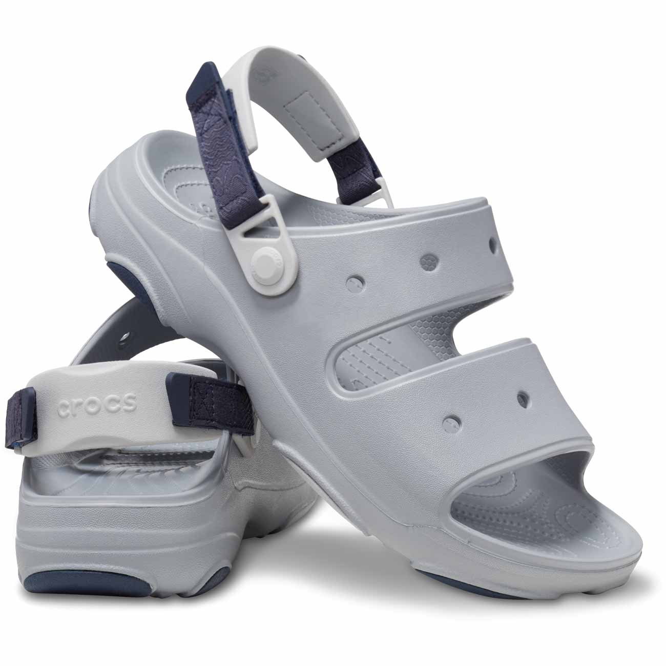 Chinelos Classic Platform Flip Crocs Cinzento-claro-2