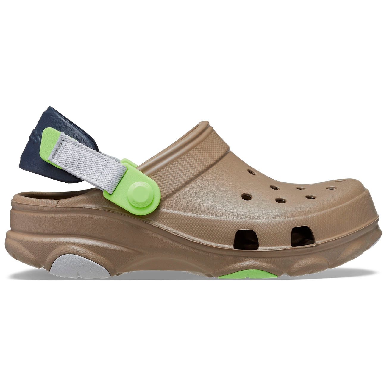 Socas Infantil Classic All-terrain Clog Crocs Verde-1