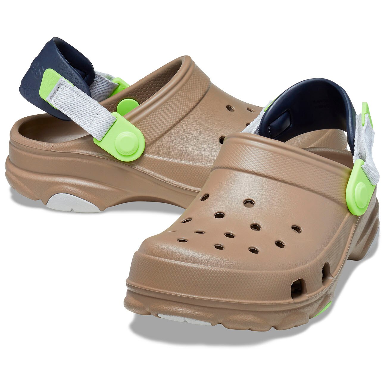 Socas Infantil Classic All-terrain Clog Crocs Verde-2