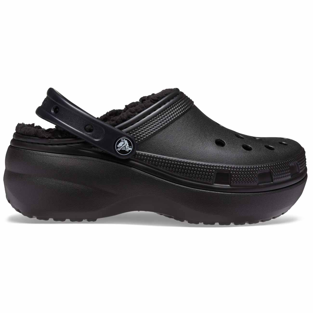 Imagem 0 de Socas Classic Platform Lined Clog Crocs