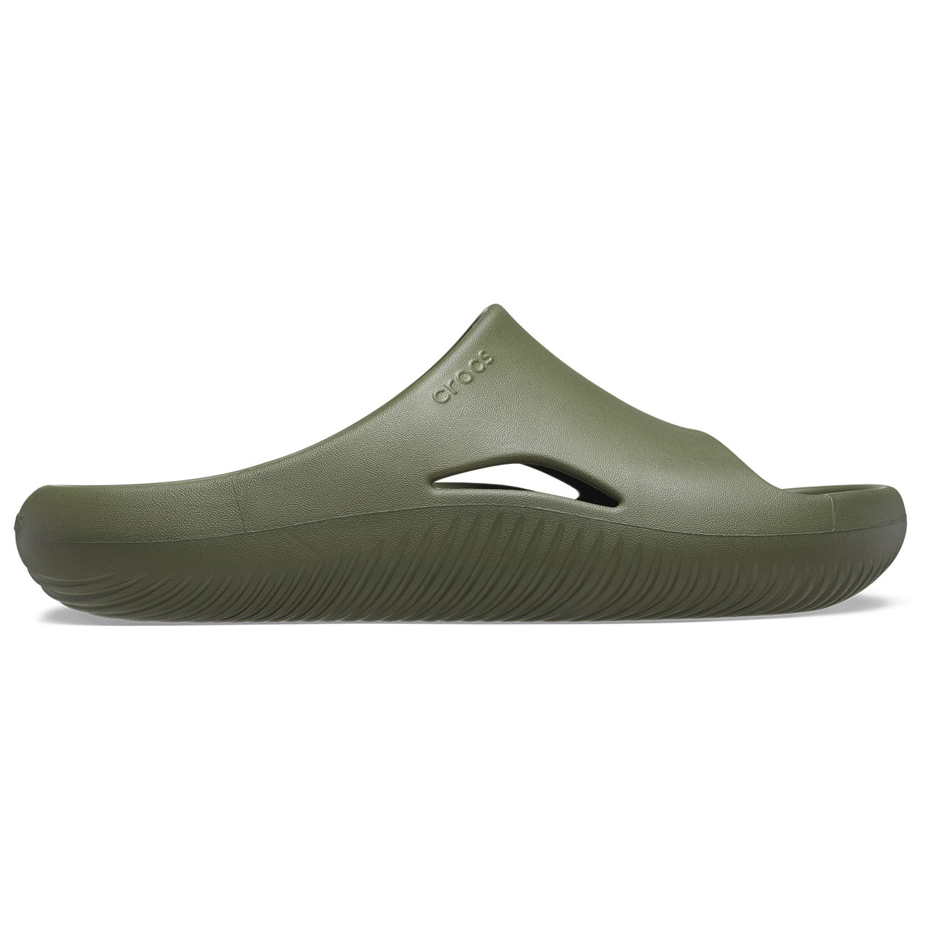Chinelos Mellow Recovery Slide Crocs Verde-1