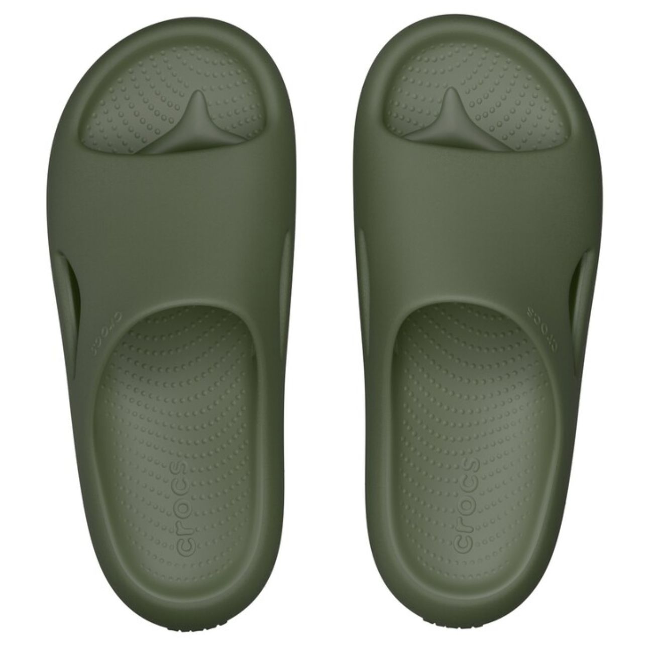 Chinelos Mellow Recovery Slide Crocs Verde-3