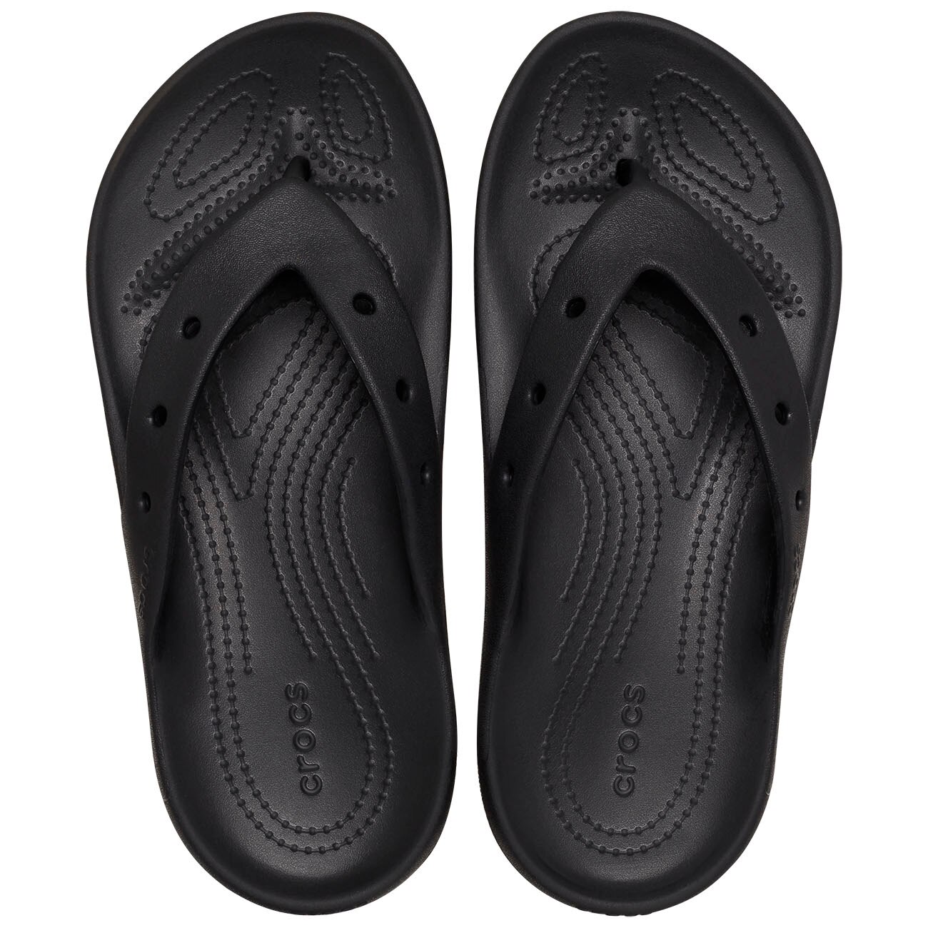 Chinelos Classic Flip V2 U Crocs Preto-3