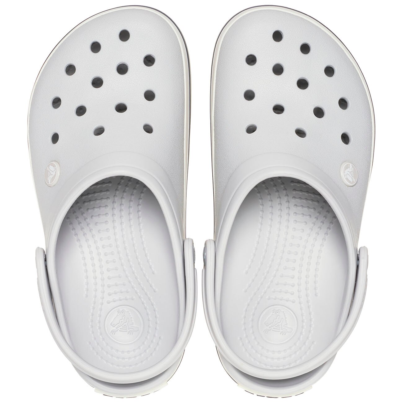 Socas Crocband Crocs Cinzento-sombra-3