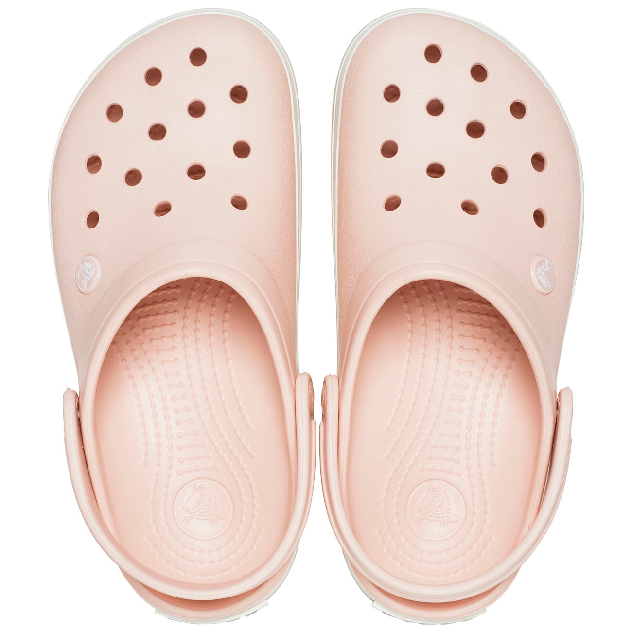 Socas Crocband Crocs Rosa-claro-3