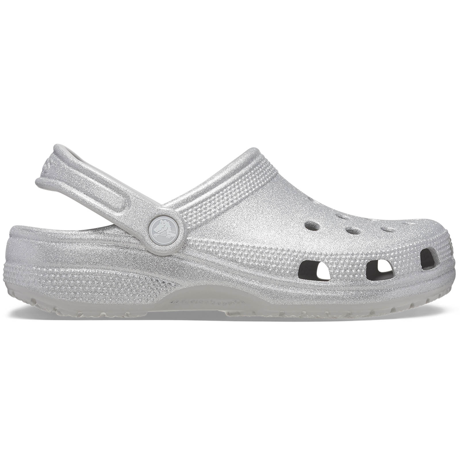 Socas Classic Glitter Clog Crocs Prata-1
