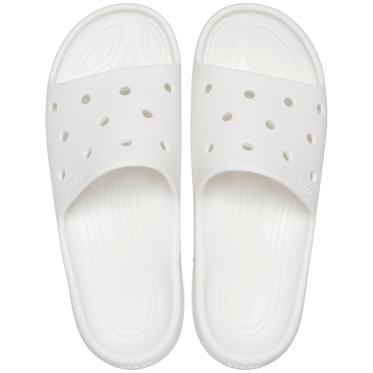 Chinelos Classic Slide V2 U Crocs Branco-3