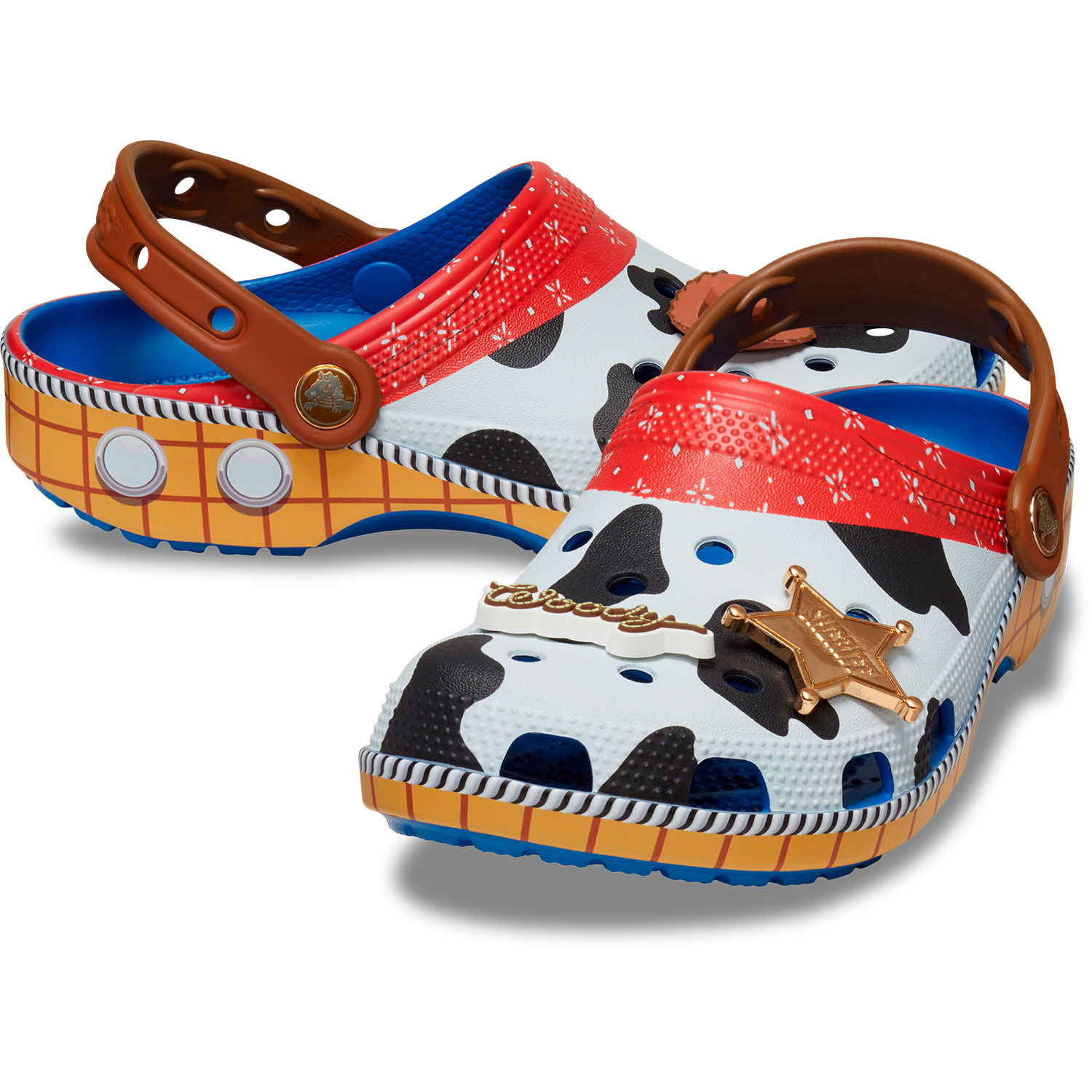 Socas Toy Story Woody Classic Clog U Crocs Azul-2