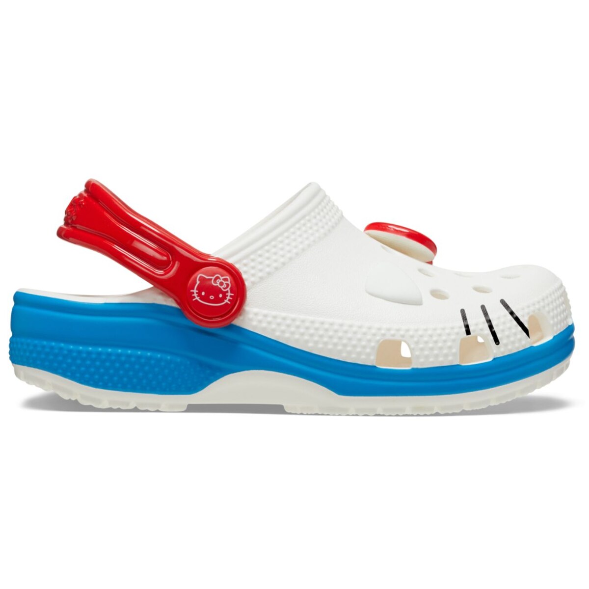 Socas Hello Kitty Iam Classic Clog K Crocs para Crianças Branco-1