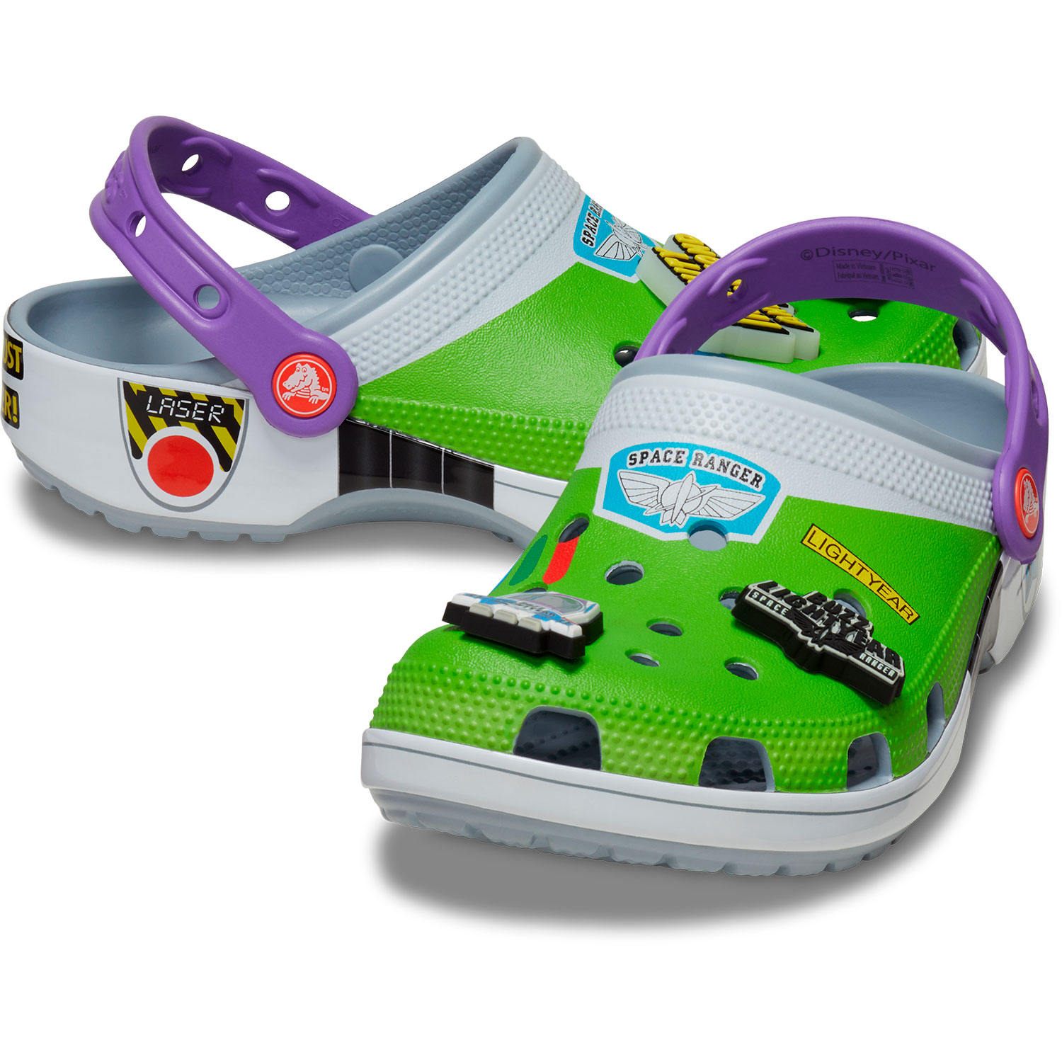 Socas Unissexo Toy Story Buzz Classic Clog U Crocs Azul-2