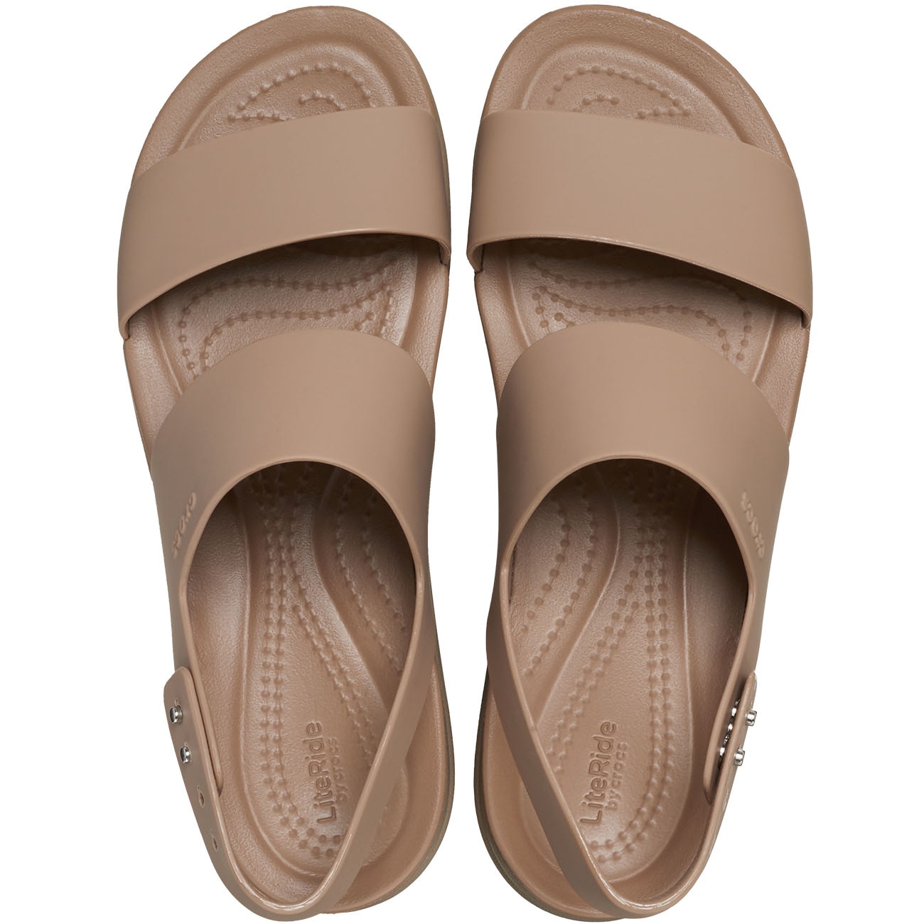 Sandálias de Cunha Brooklyn Lowedge Crocs Castanho-claro-3