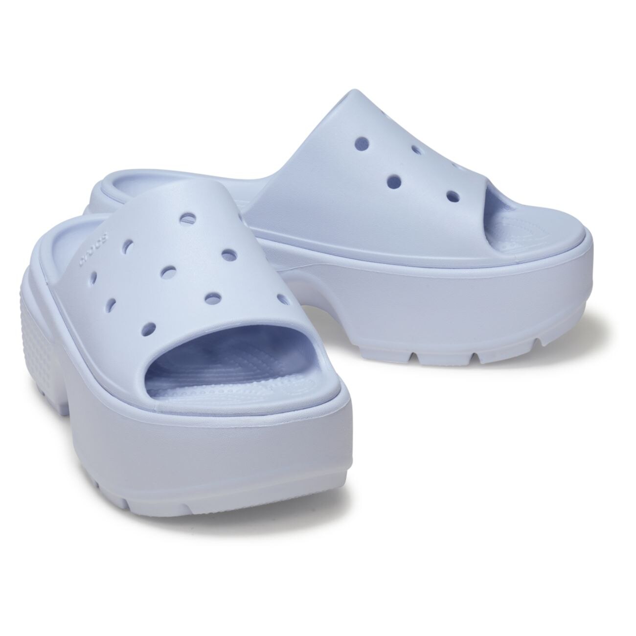 Chinelos Stomp Slide U Crocs Azul-claro-2
