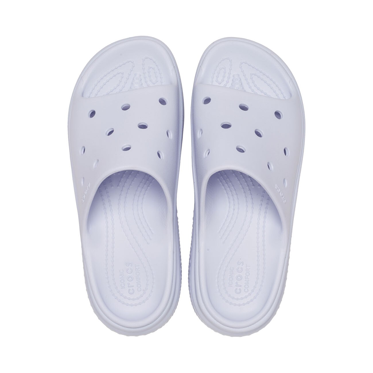 Chinelos Stomp Slide U Crocs Azul-claro-3