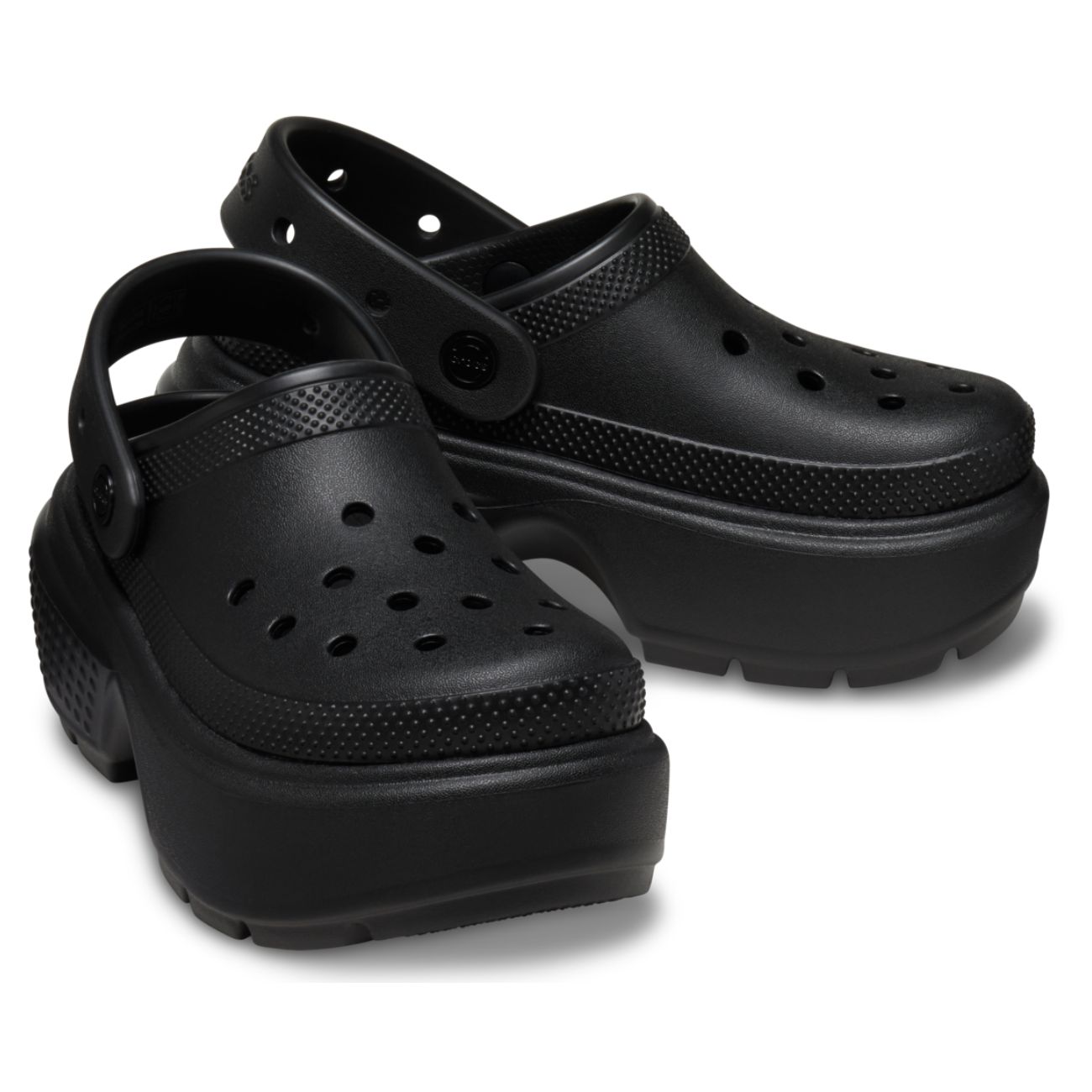 Socas Unissexo Stomp Clog Crocs Preto-2