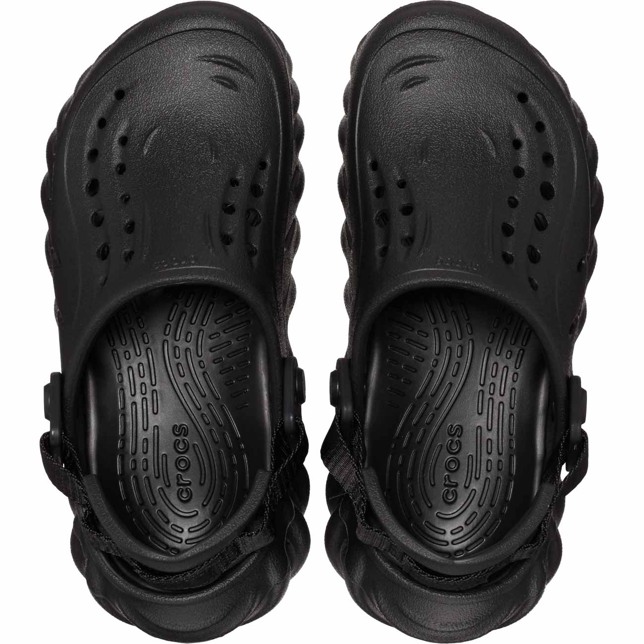Socas Infantil Echo Clog Crocs Preto-3